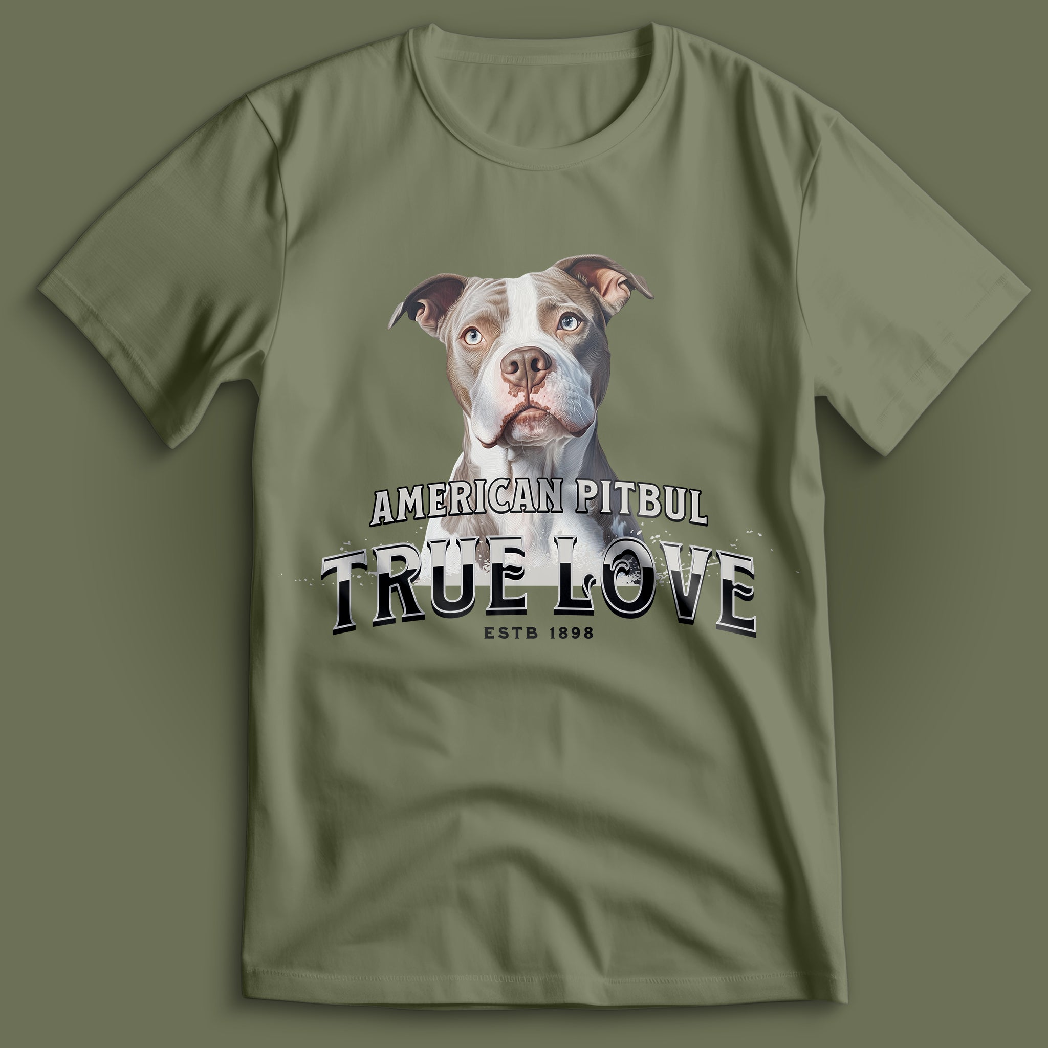 American Pitbull Beige T-Shirt