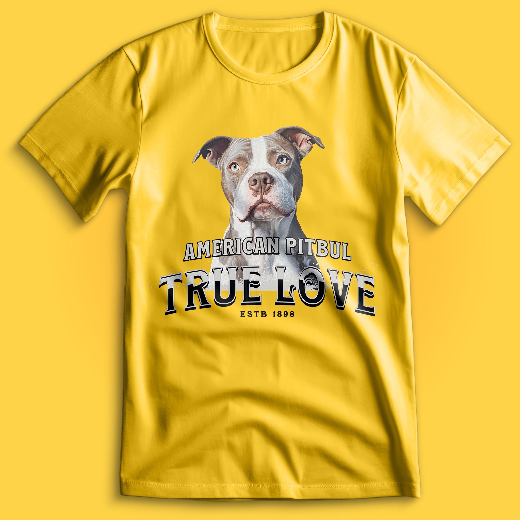 American Pitbull Beige T-Shirt