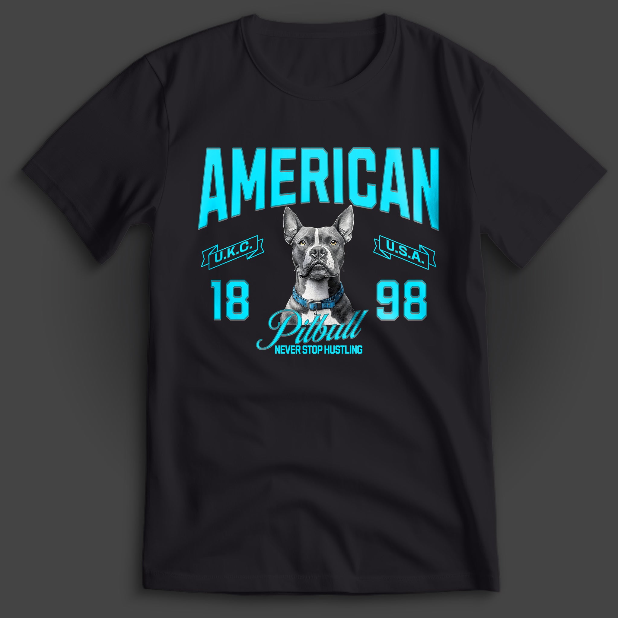American Pitbull Hustling T-Shirt