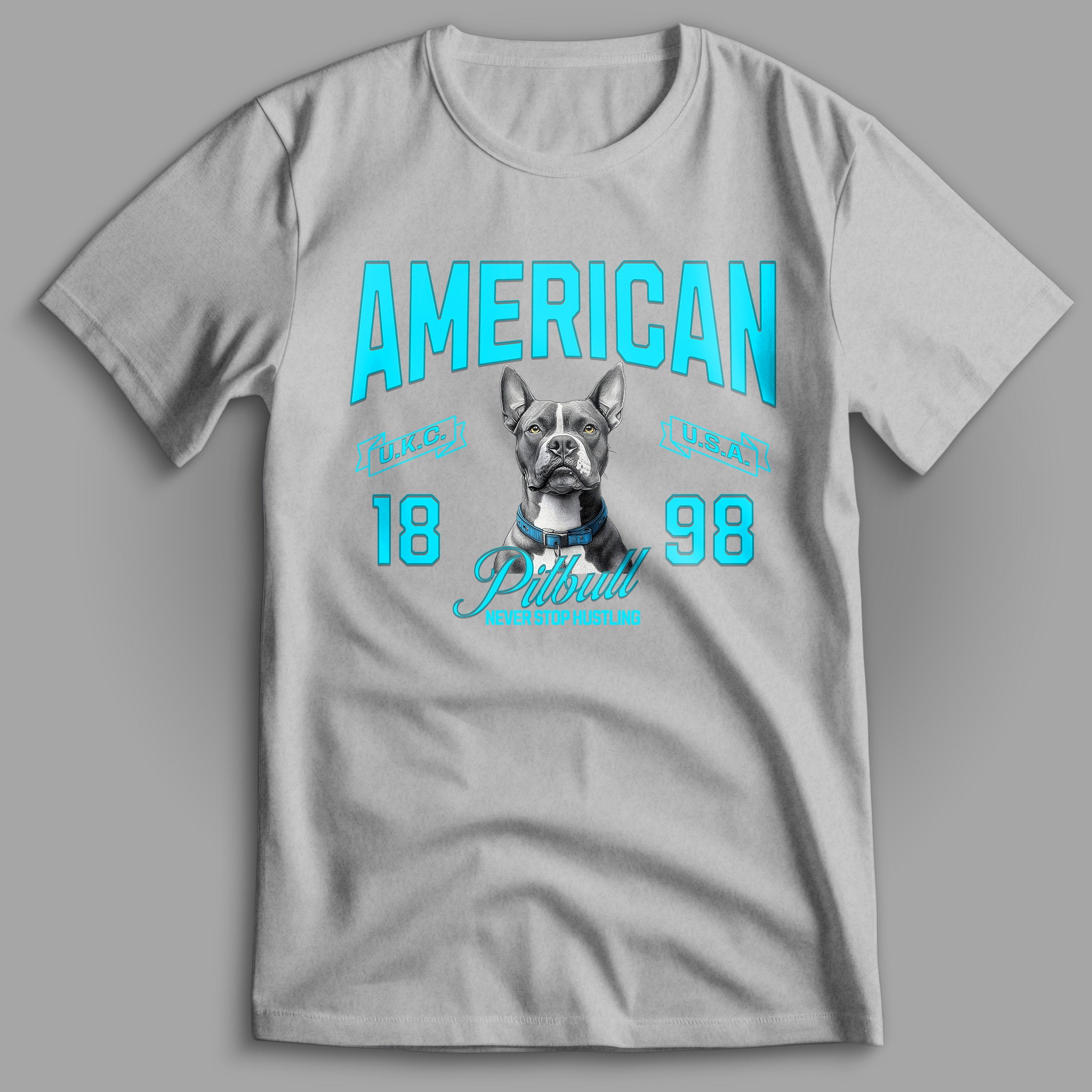 American Pitbull Hustling T-Shirt