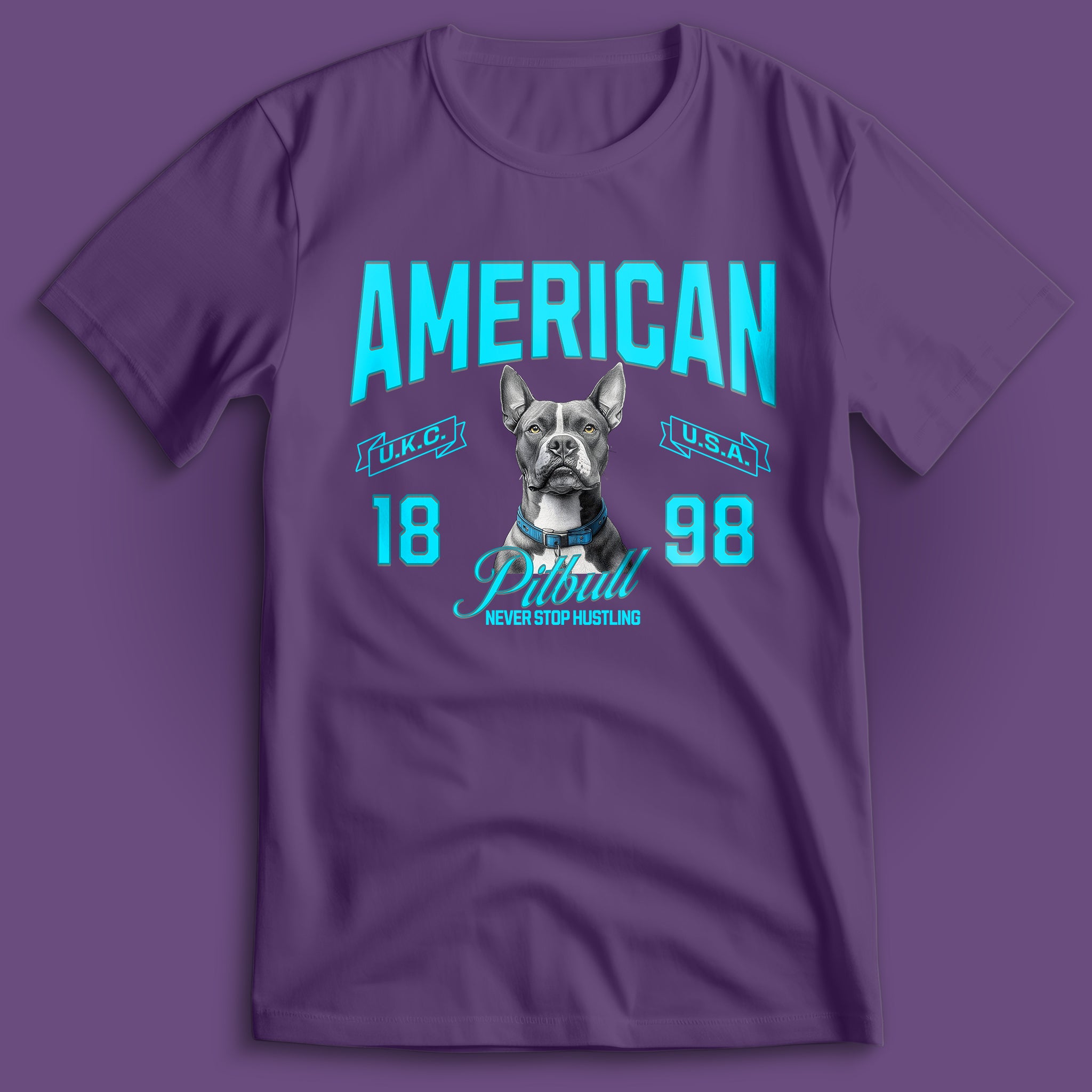 American Pitbull Hustling T-Shirt