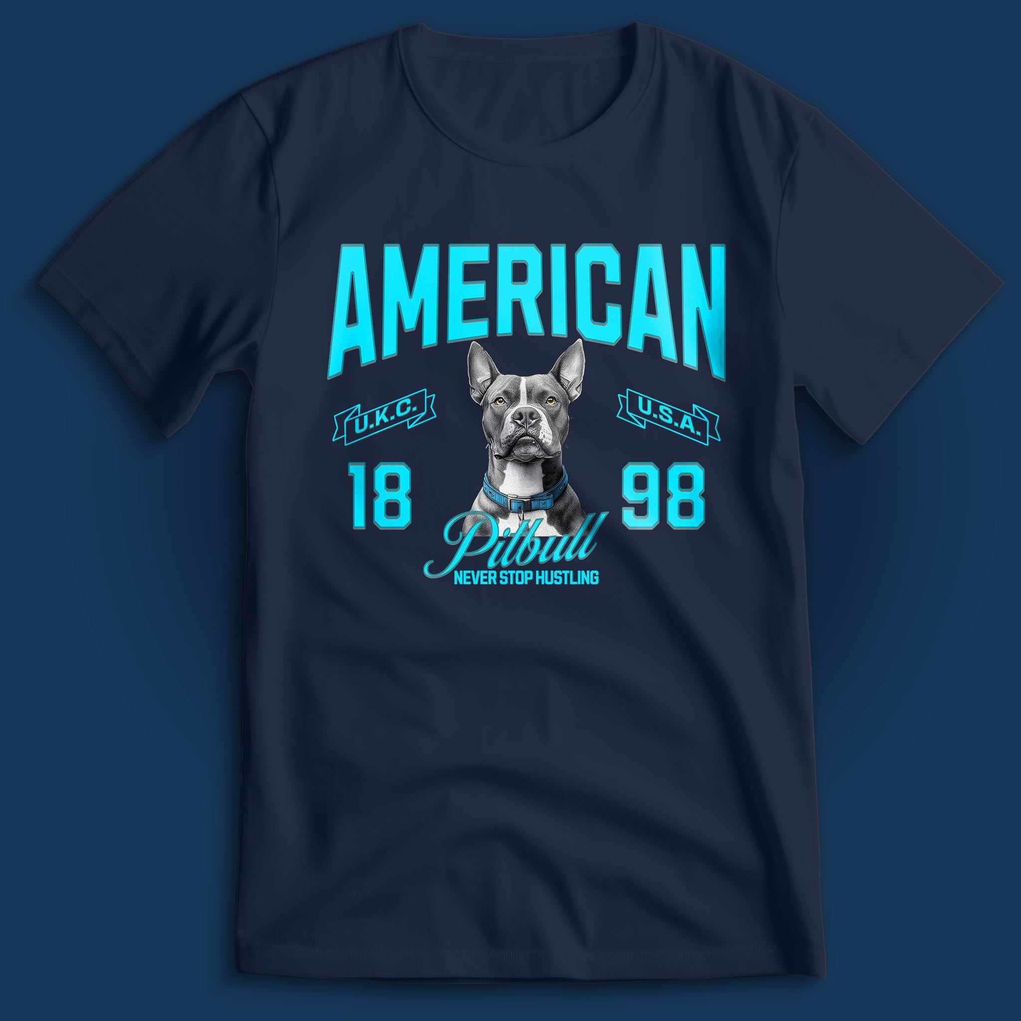 American Pitbull Hustling T-Shirt