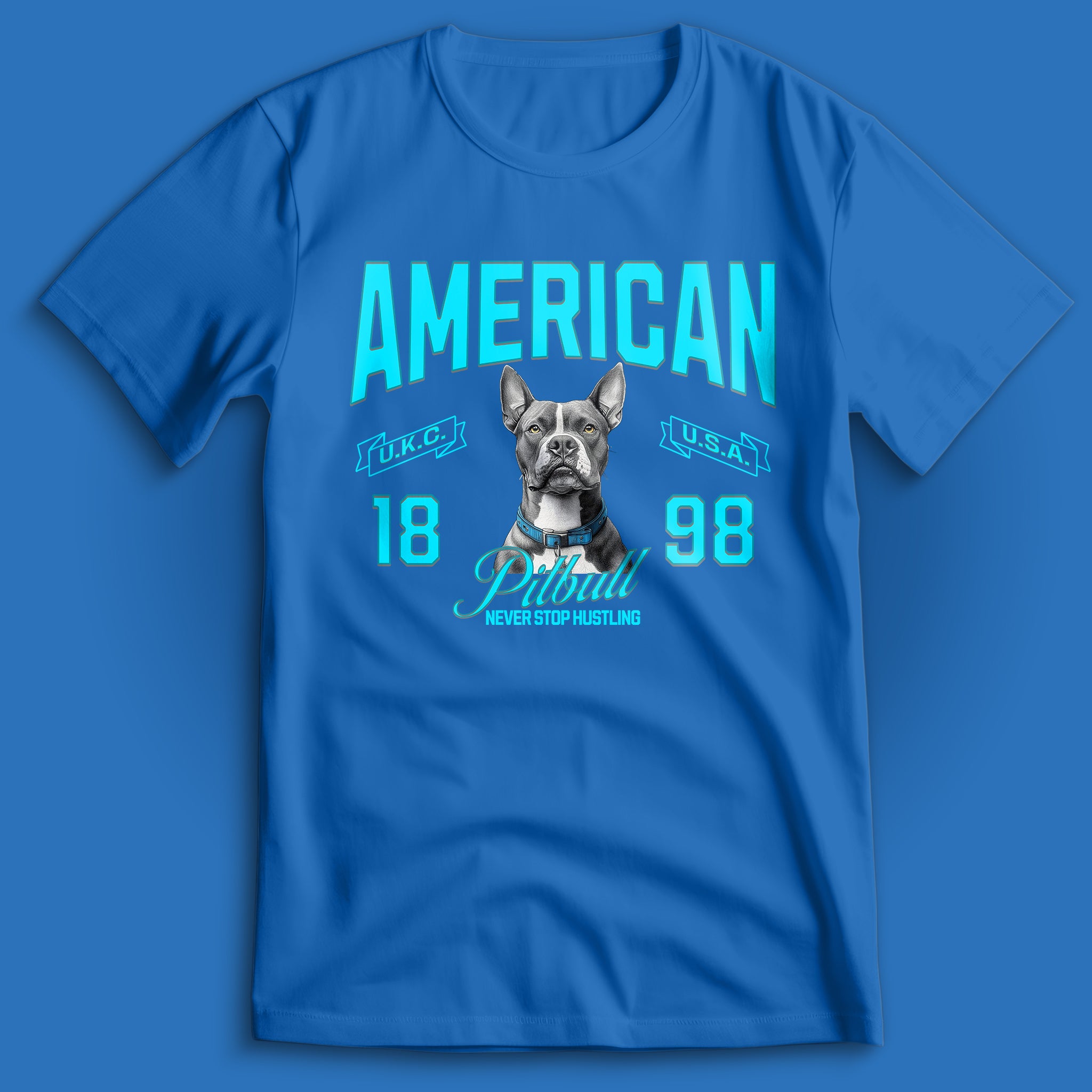 American Pitbull Hustling T-Shirt