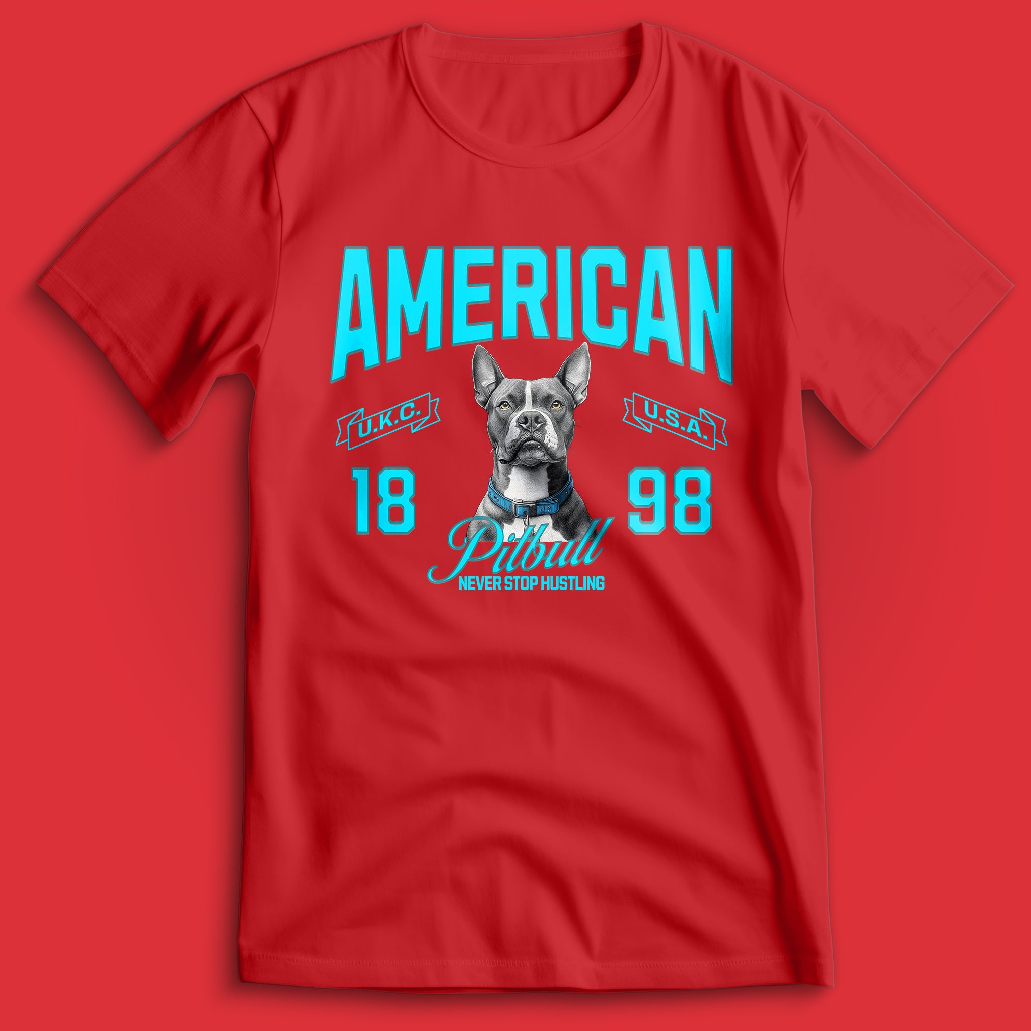 American Pitbull Hustling T-Shirt