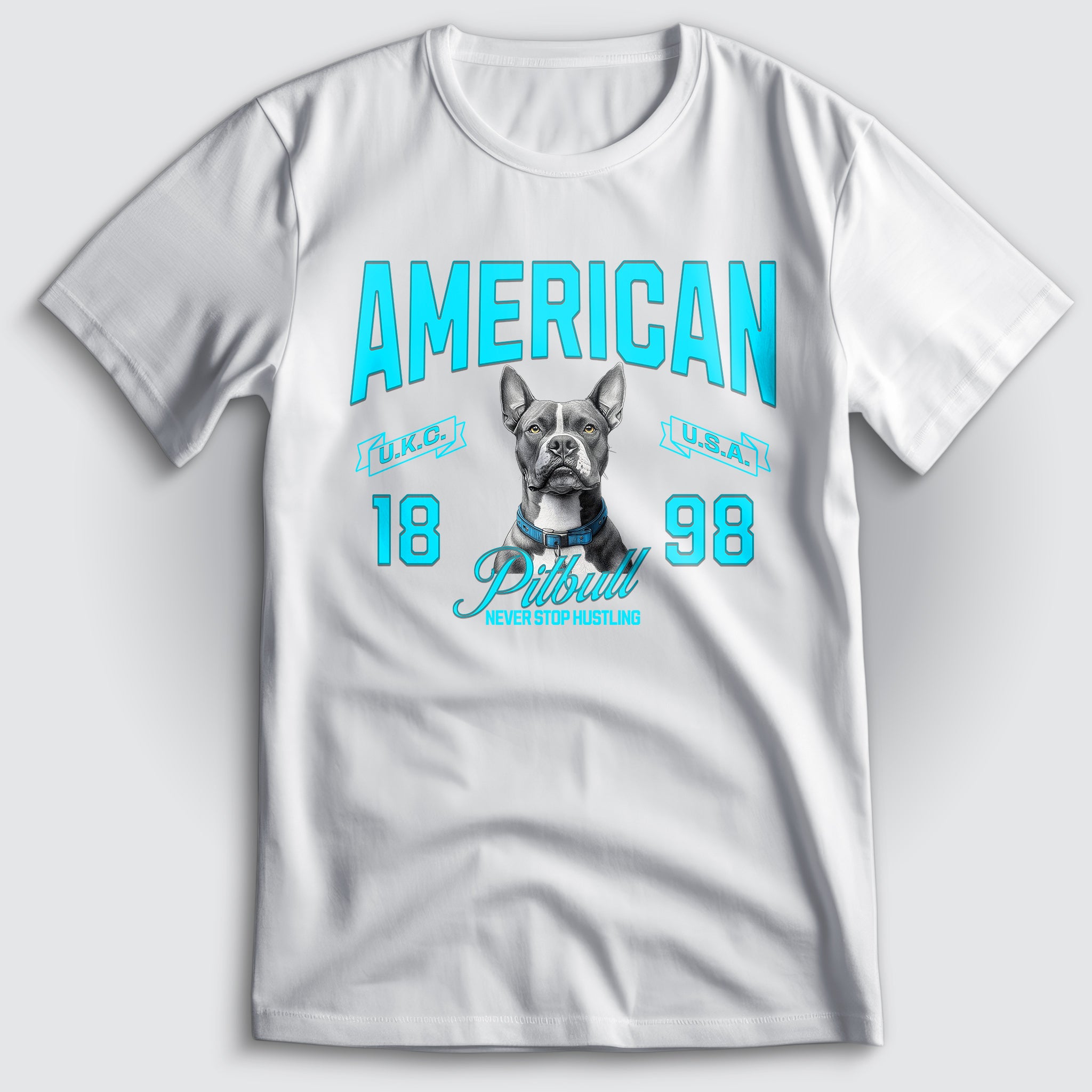 American Pitbull Hustling T-Shirt