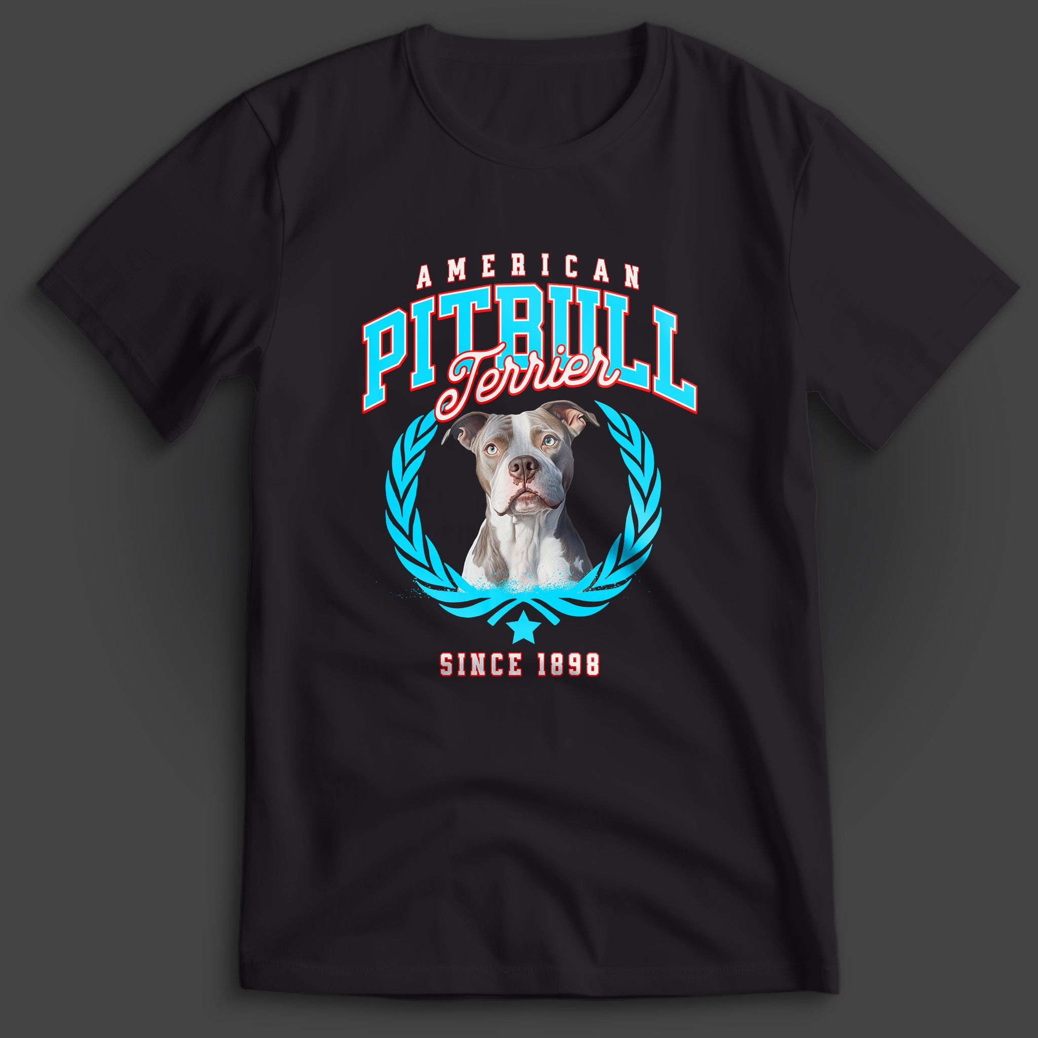 American Pitbull Light Blue T-Shirt