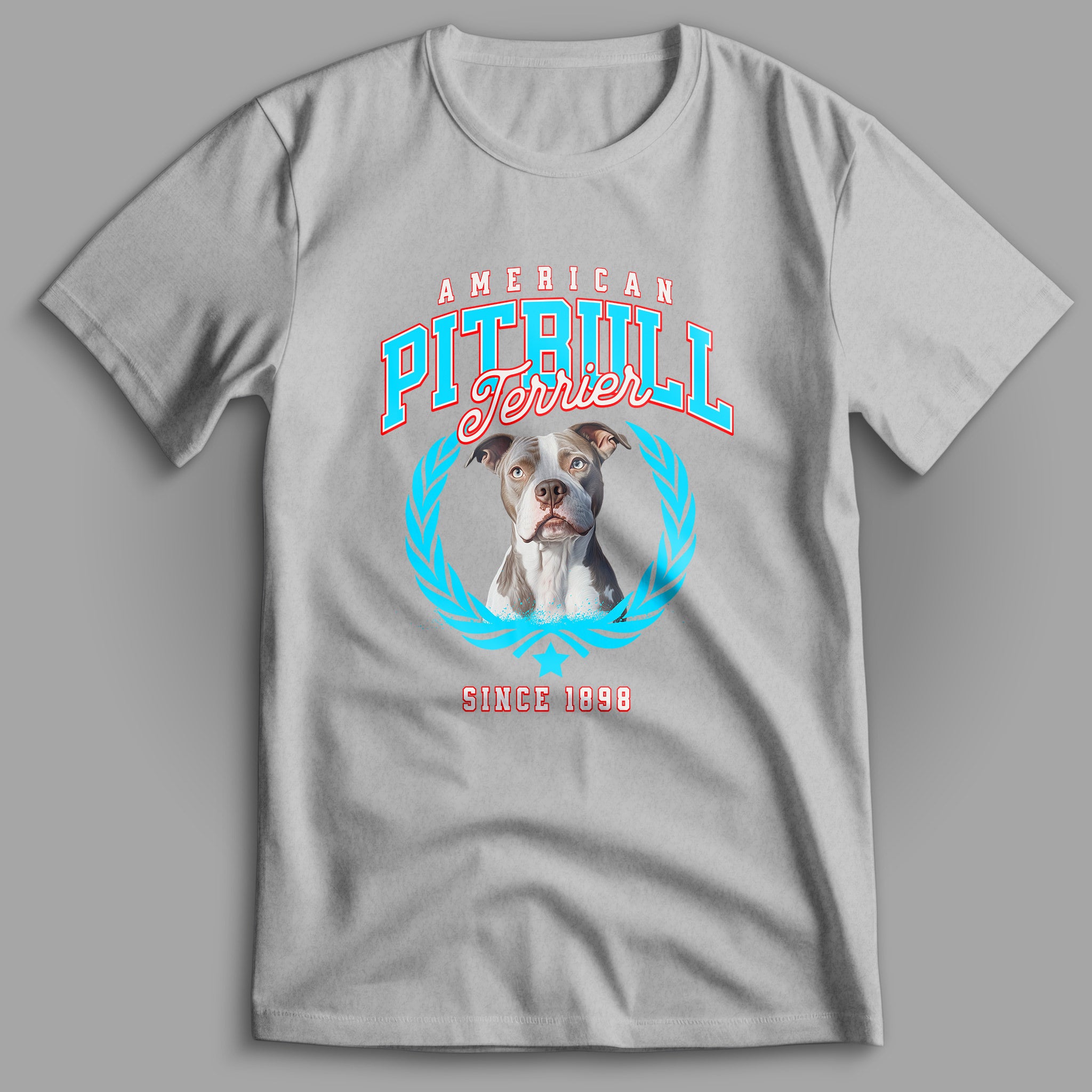 American Pitbull Light Blue T-Shirt