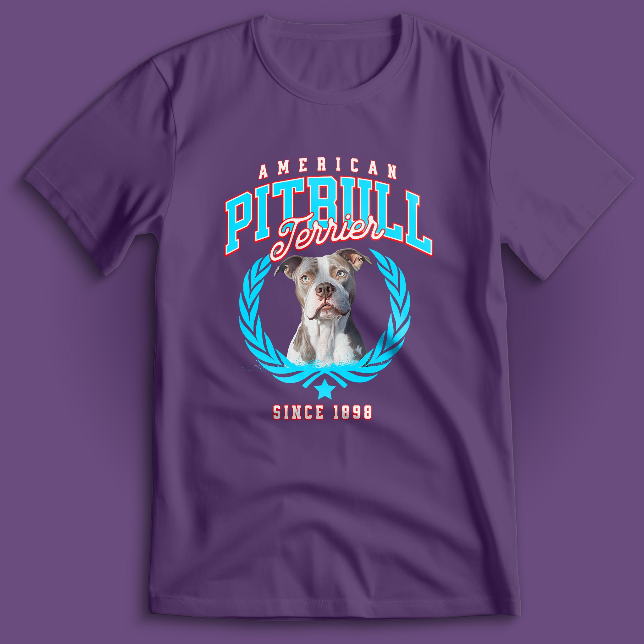American Pitbull Light Blue T-Shirt