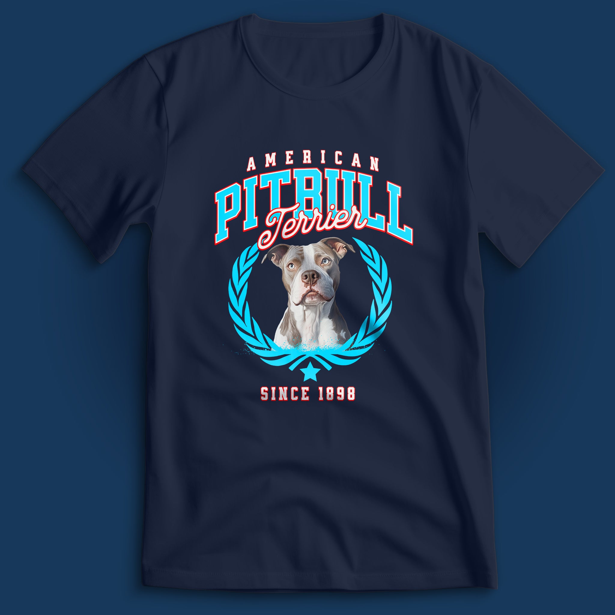 American Pitbull Light Blue T-Shirt