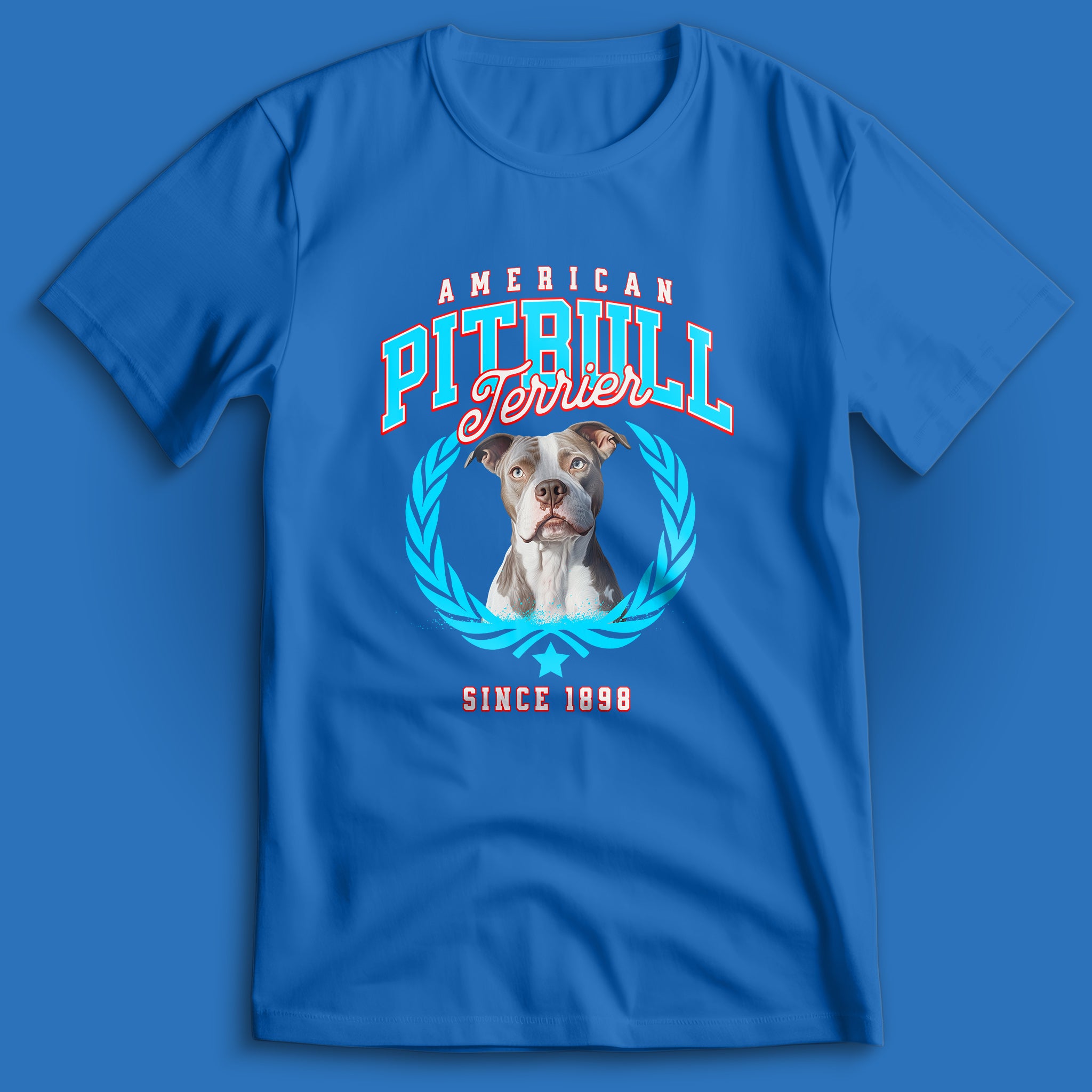 American Pitbull Light Blue T-Shirt