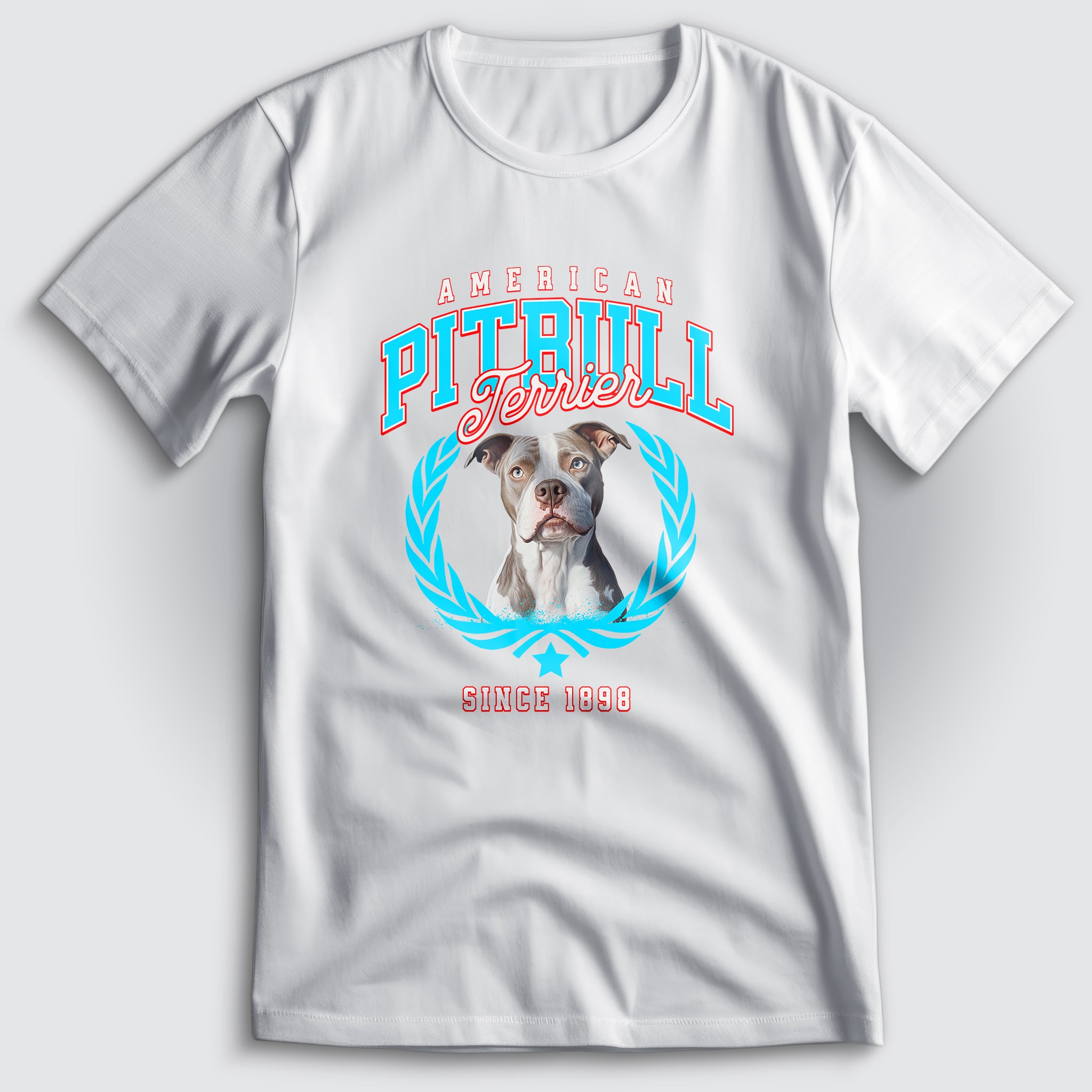 American Pitbull Light Blue T-Shirt