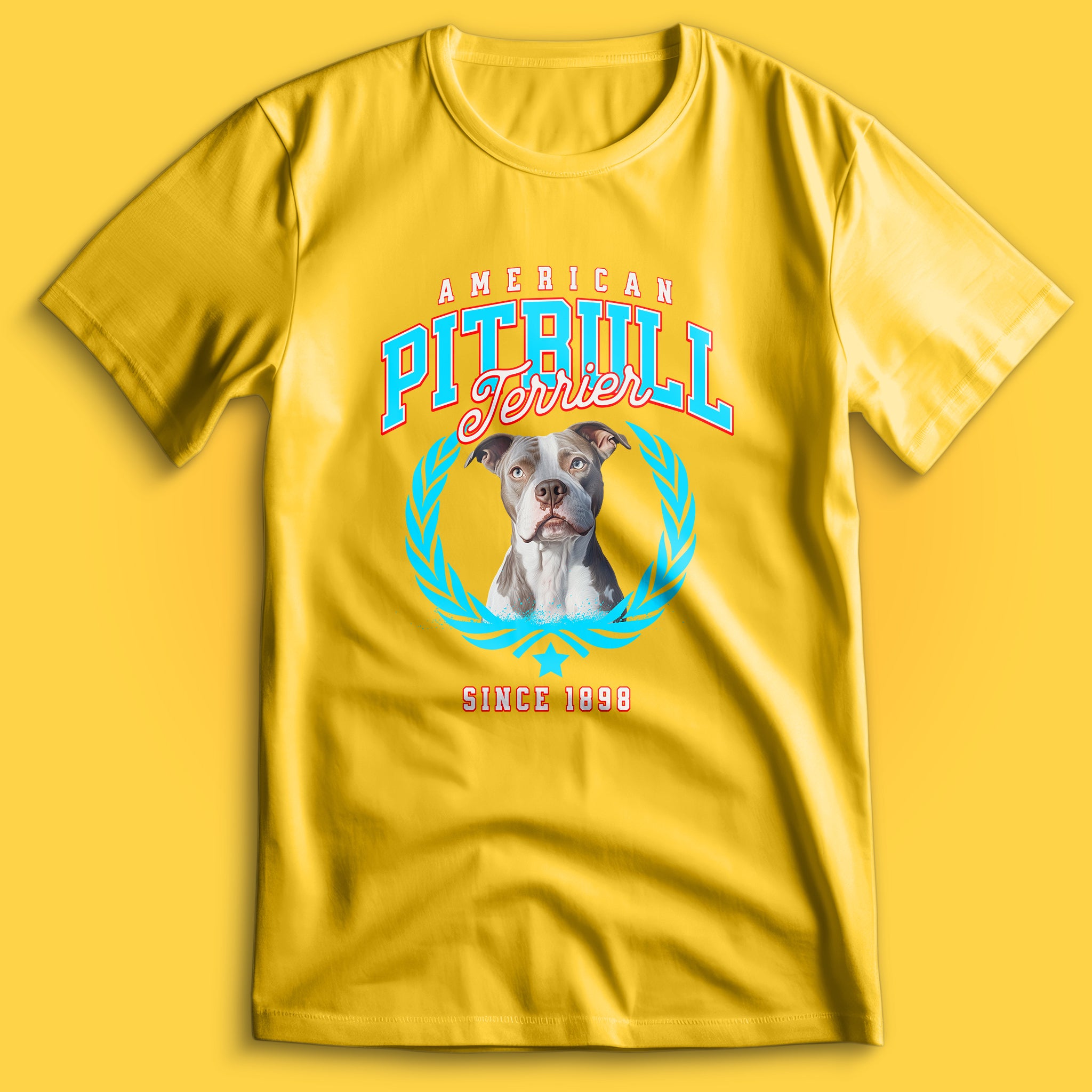 American Pitbull Light Blue T-Shirt