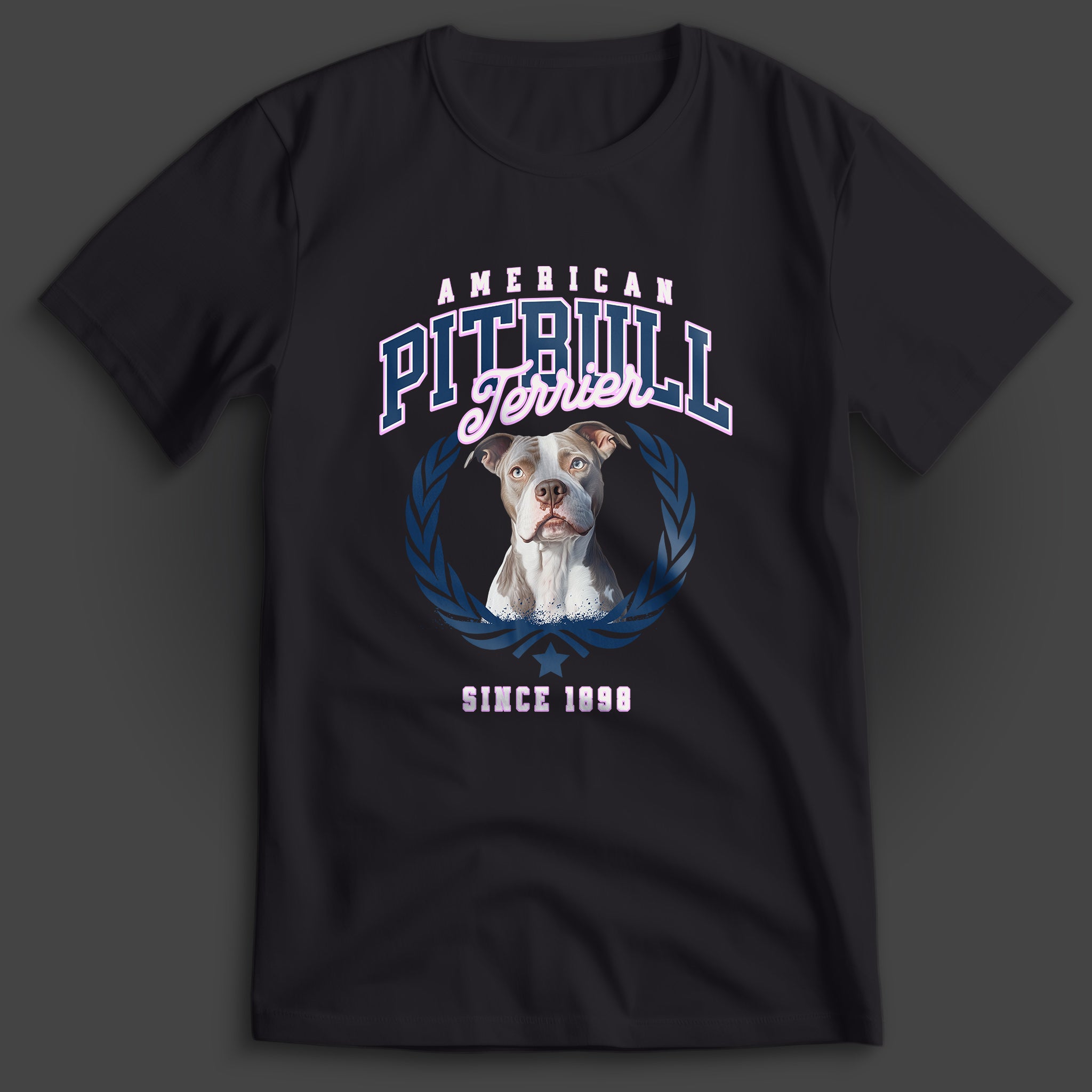 American Pitbull Blue T-Shirt