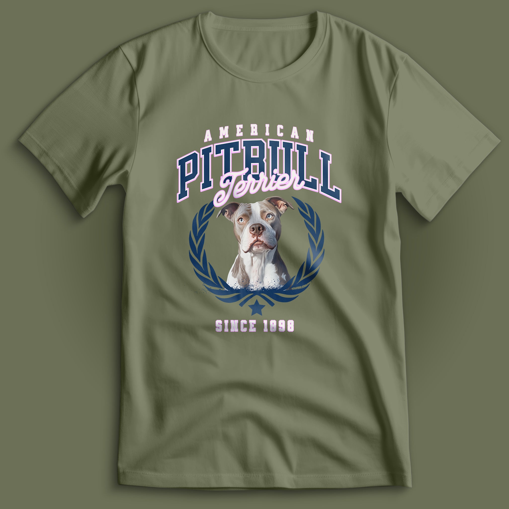 American Pitbull Blue T-Shirt