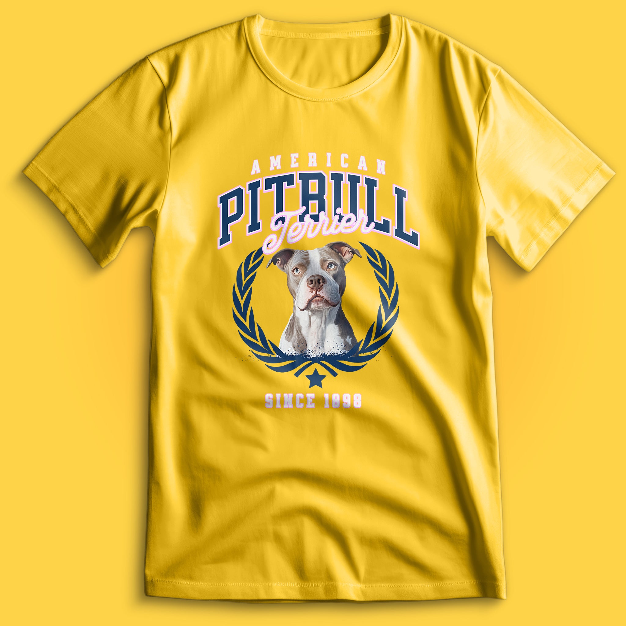 American Pitbull Blue T-Shirt