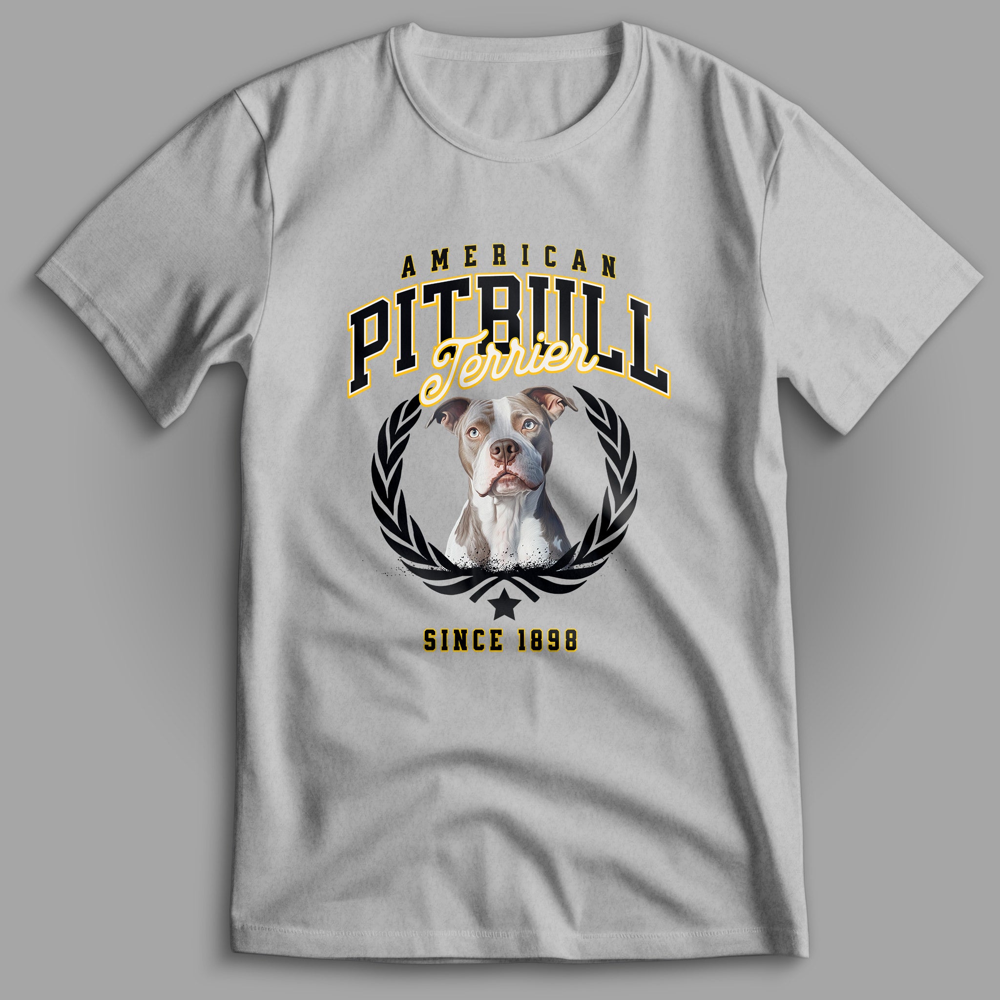 American Pitbull Black T-Shirt