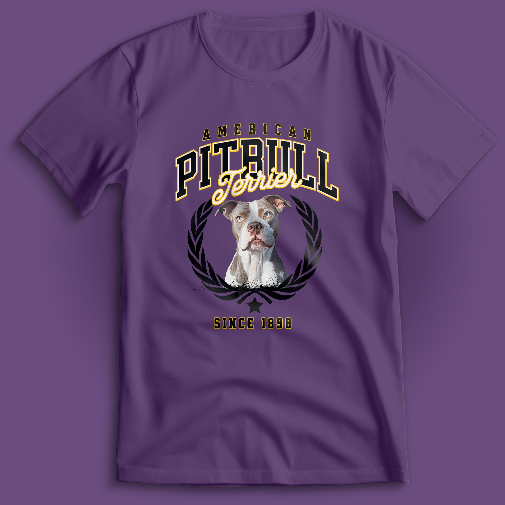 American Pitbull Black T-Shirt