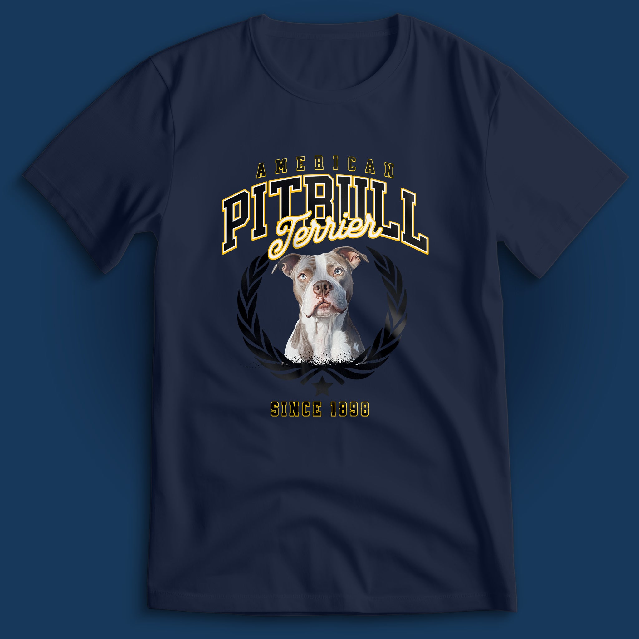 American Pitbull Black T-Shirt