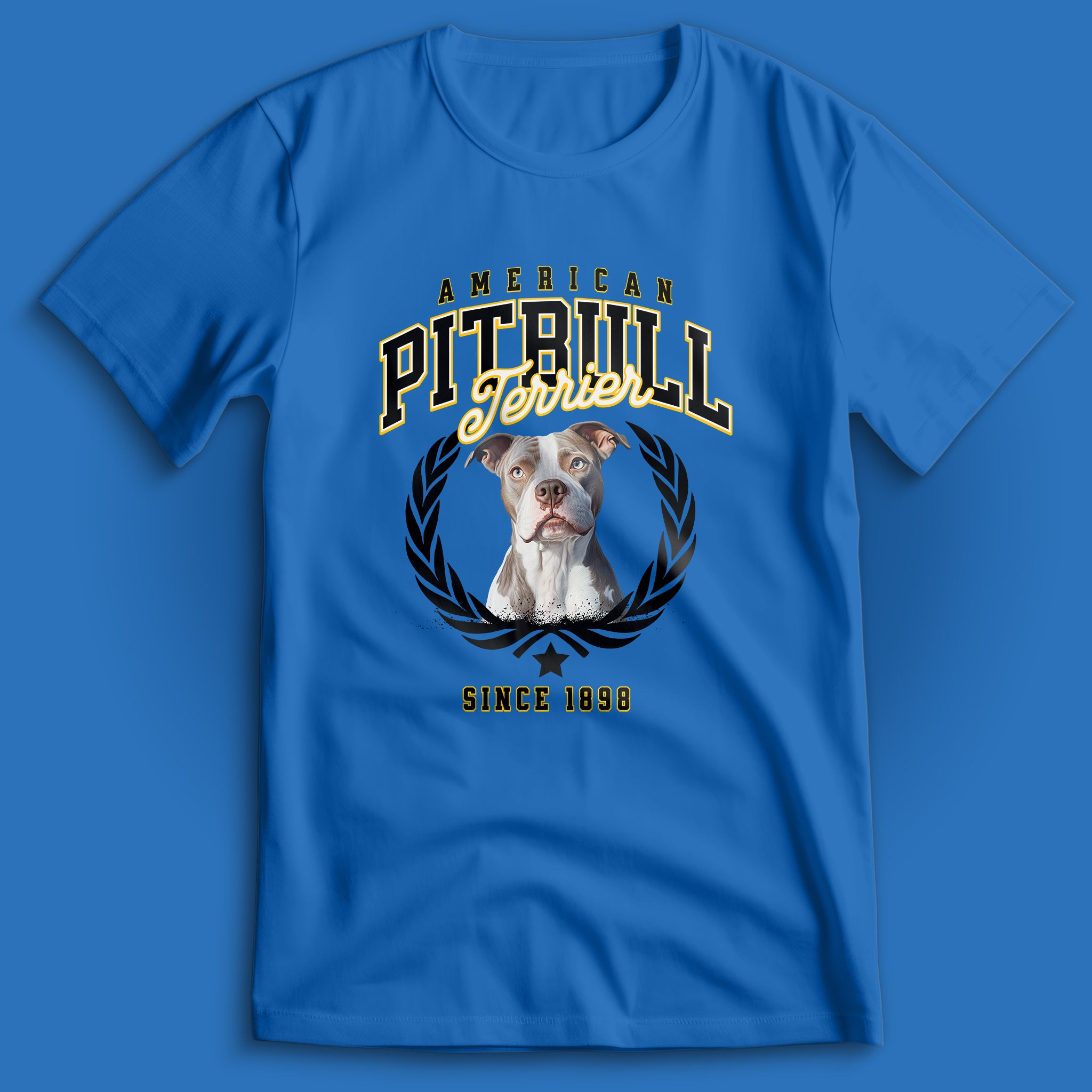 American Pitbull Black T-Shirt