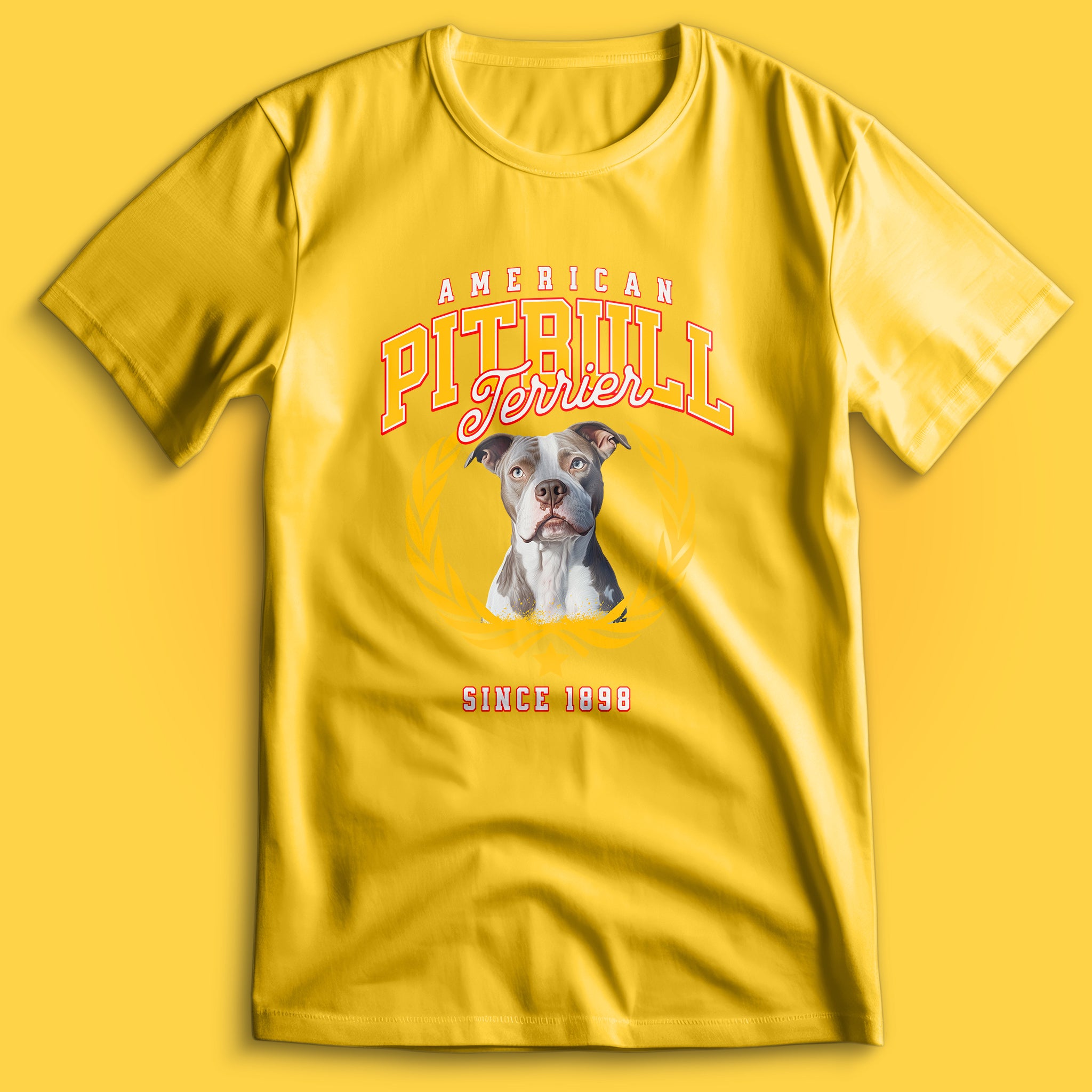 American Pitbull Gold T-Shirt