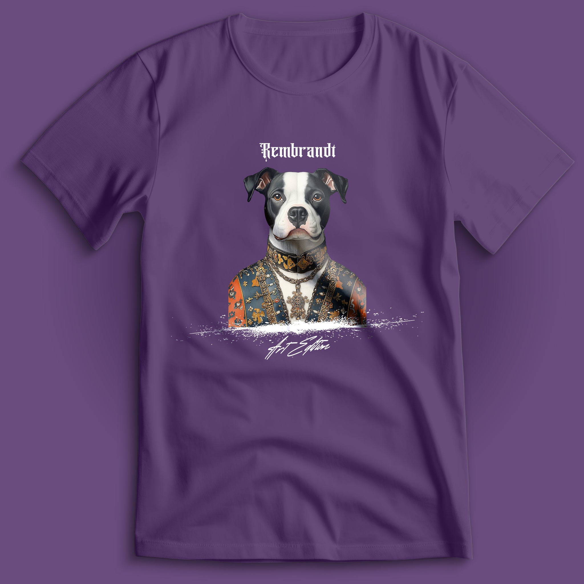 Rembrandt Art Edition American Pitbull l T-Shirt