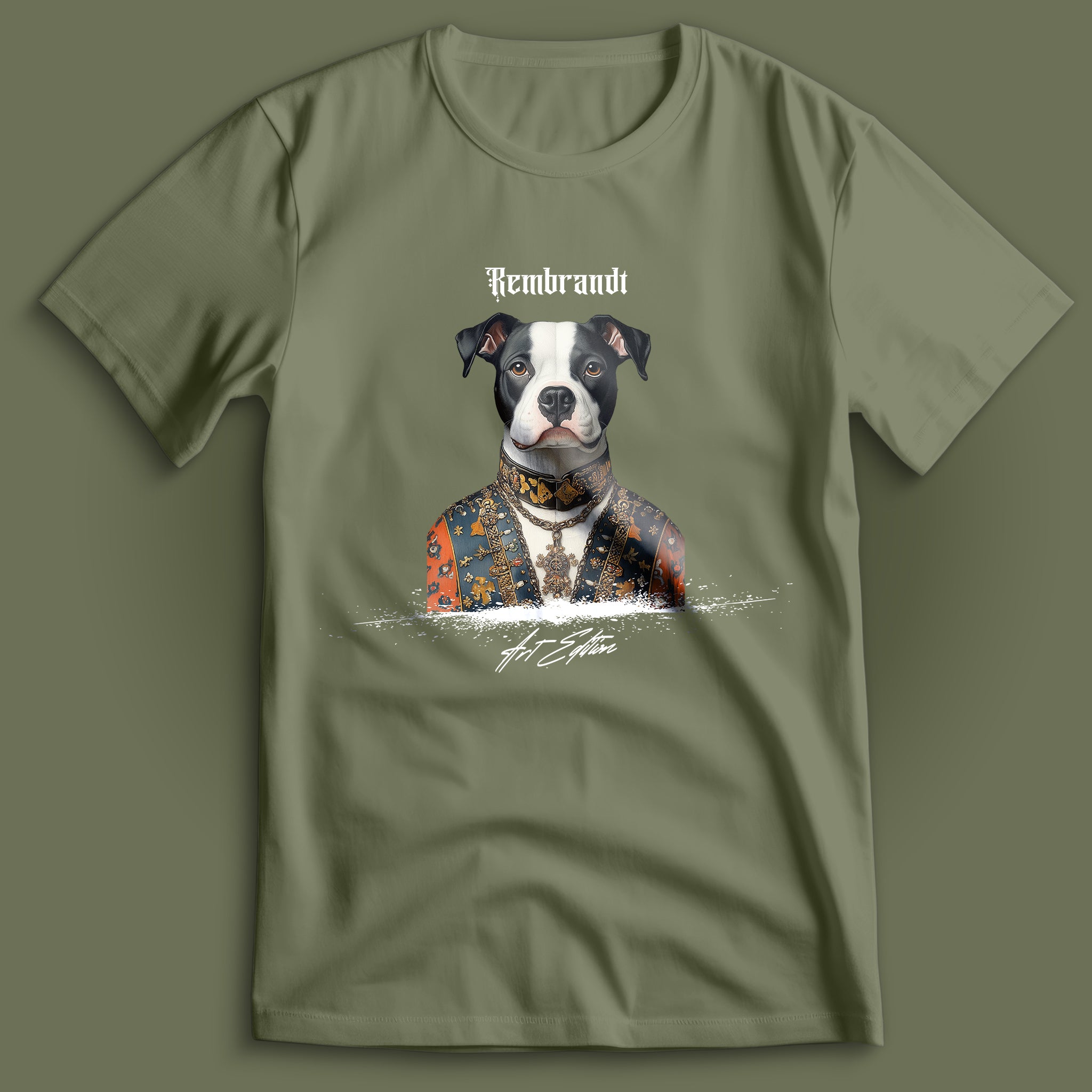 Rembrandt Art Edition American Pitbull l T-Shirt