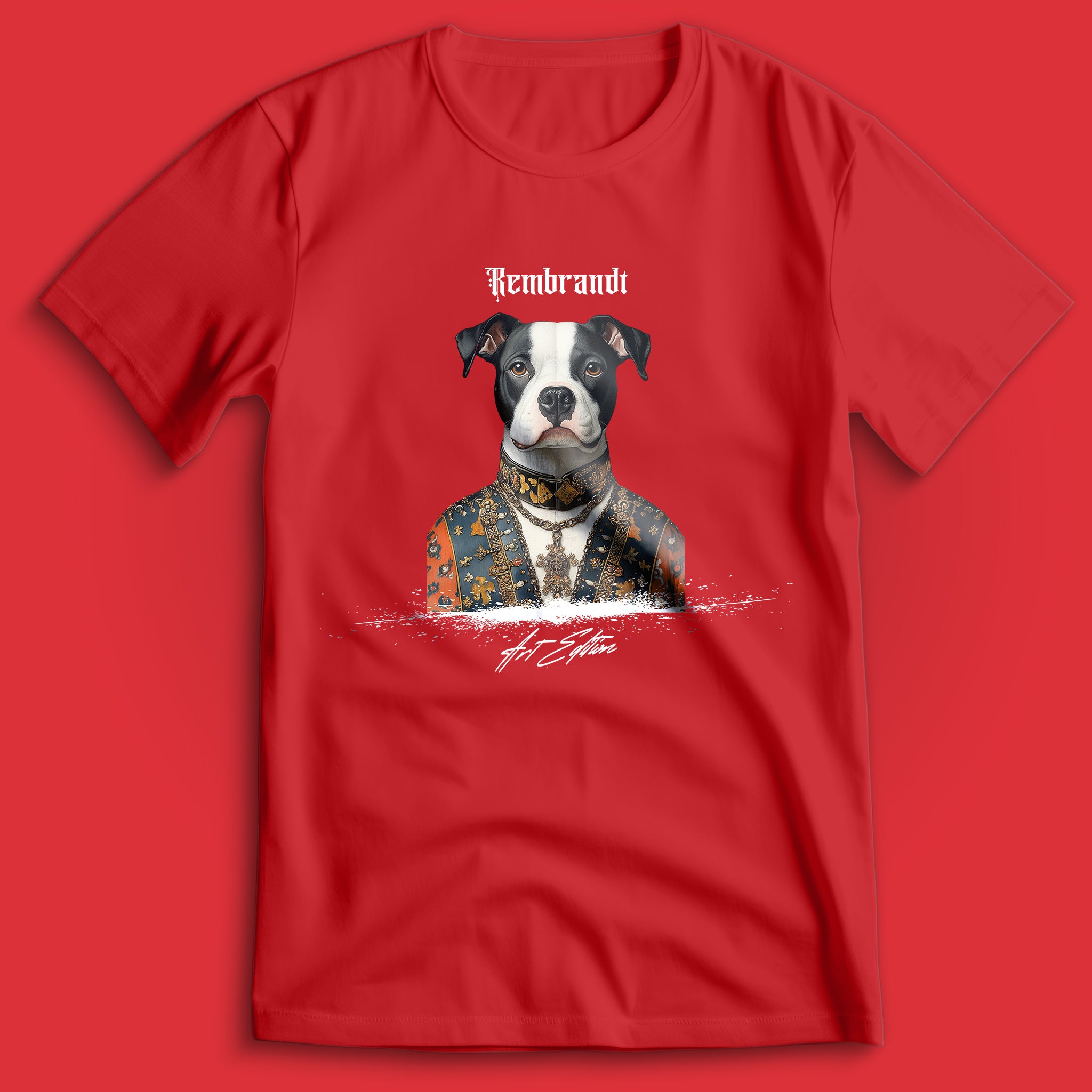 Rembrandt Art Edition American Pitbull l T-Shirt