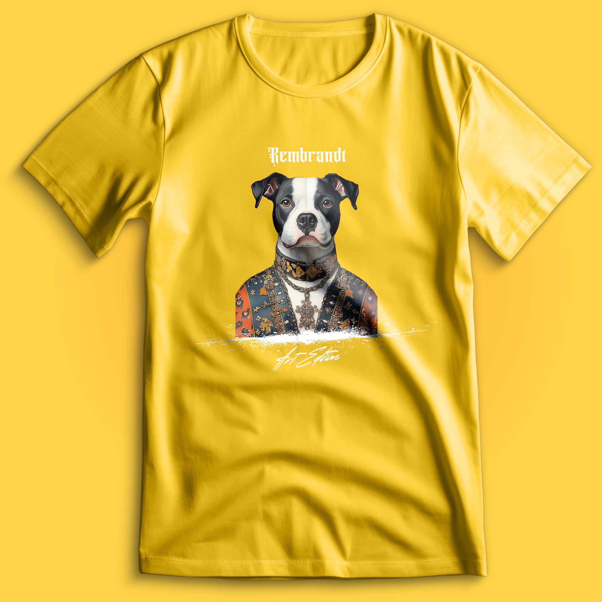 Rembrandt Art Edition American Pitbull l T-Shirt