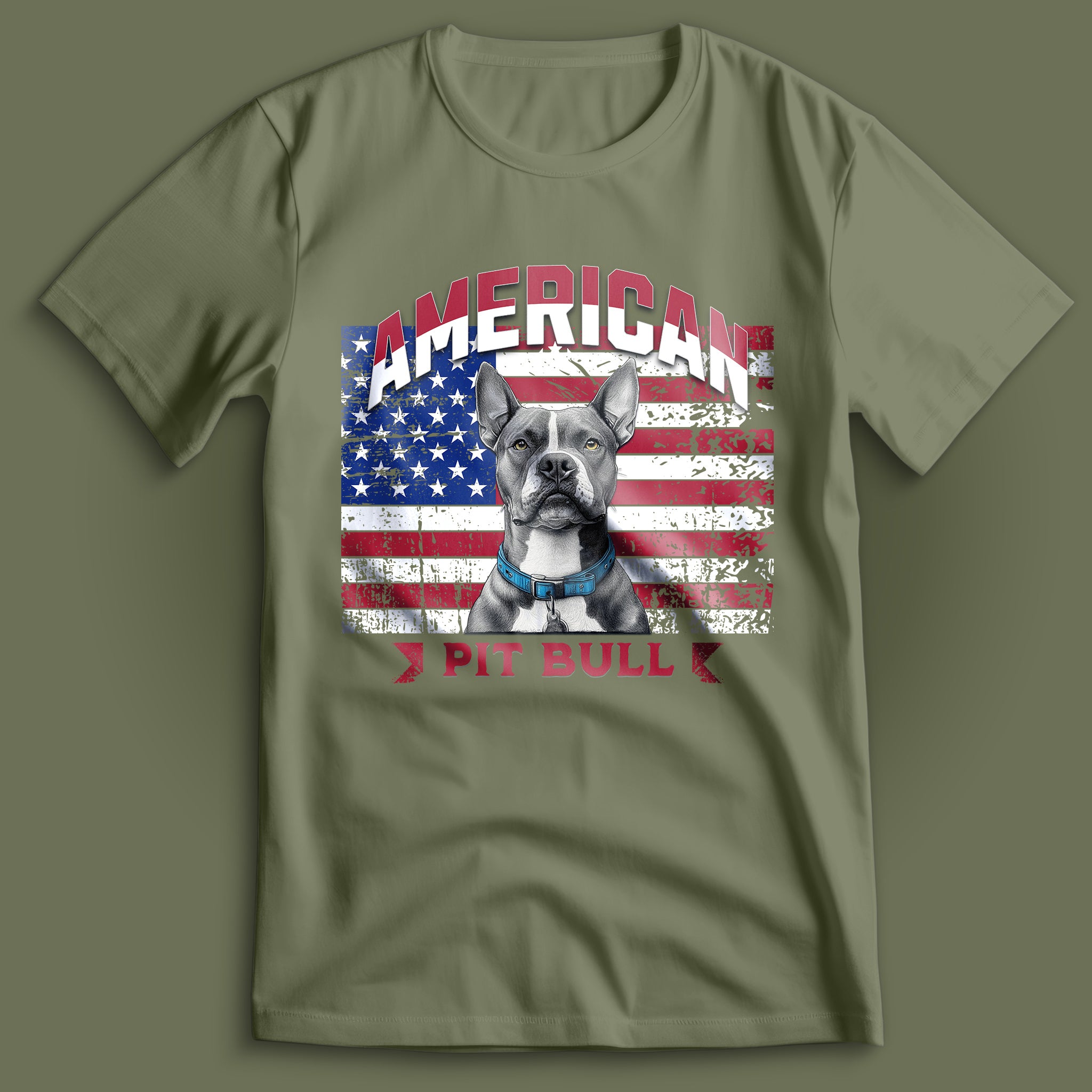 American Pitbull USA T-Shirt