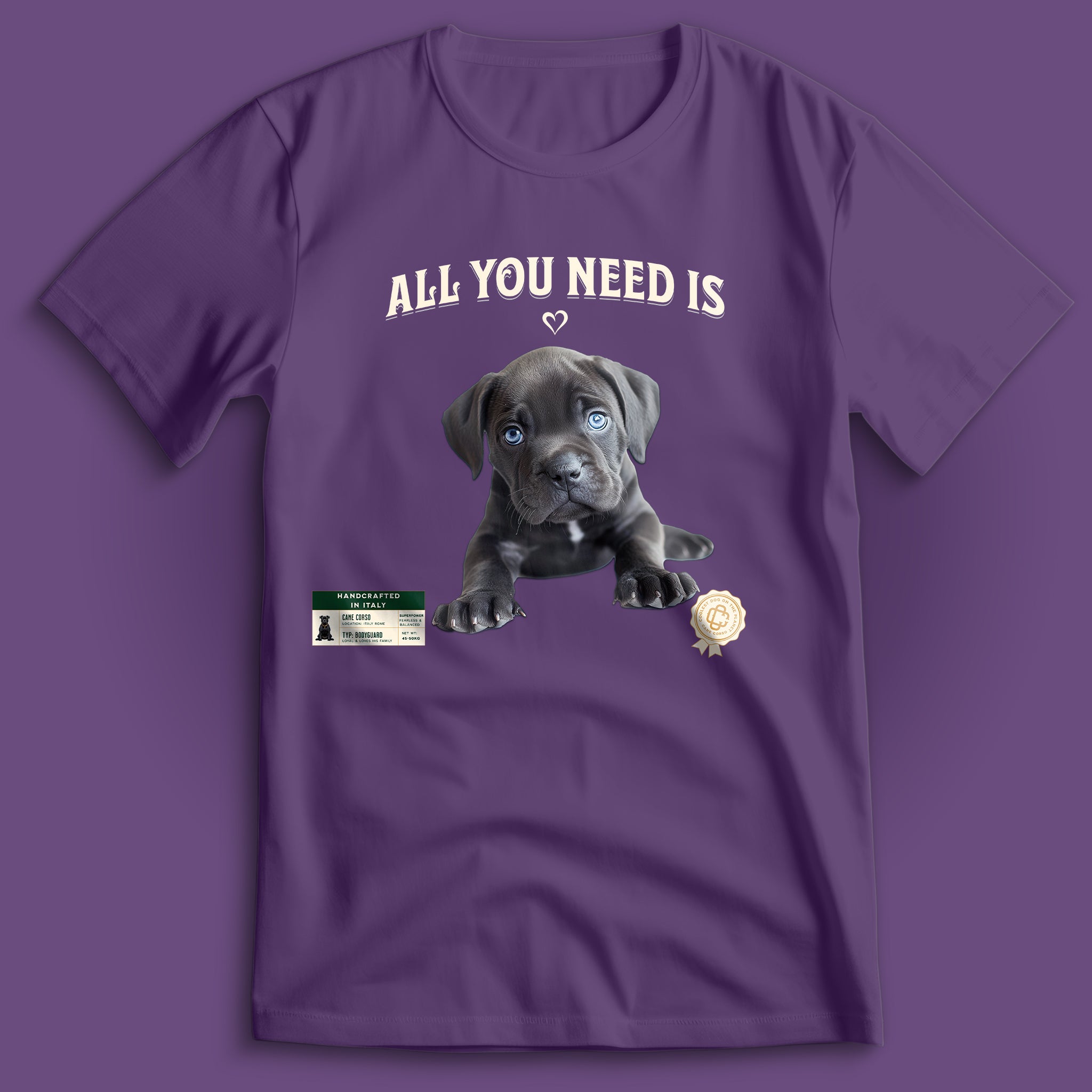Cane Corso All You Need is ♡ T-Shirt