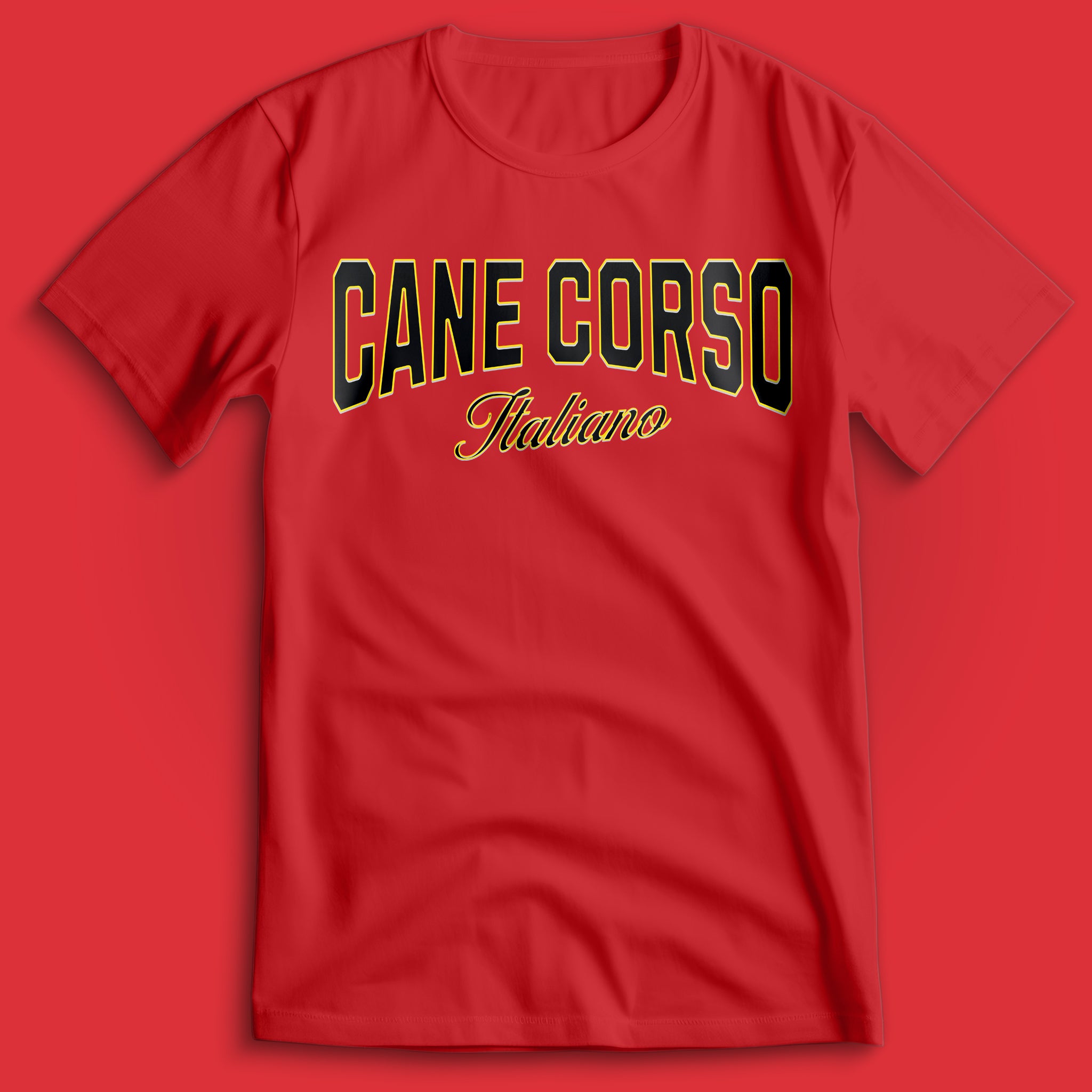 Cane Corso Italiano Typo T-Shirt