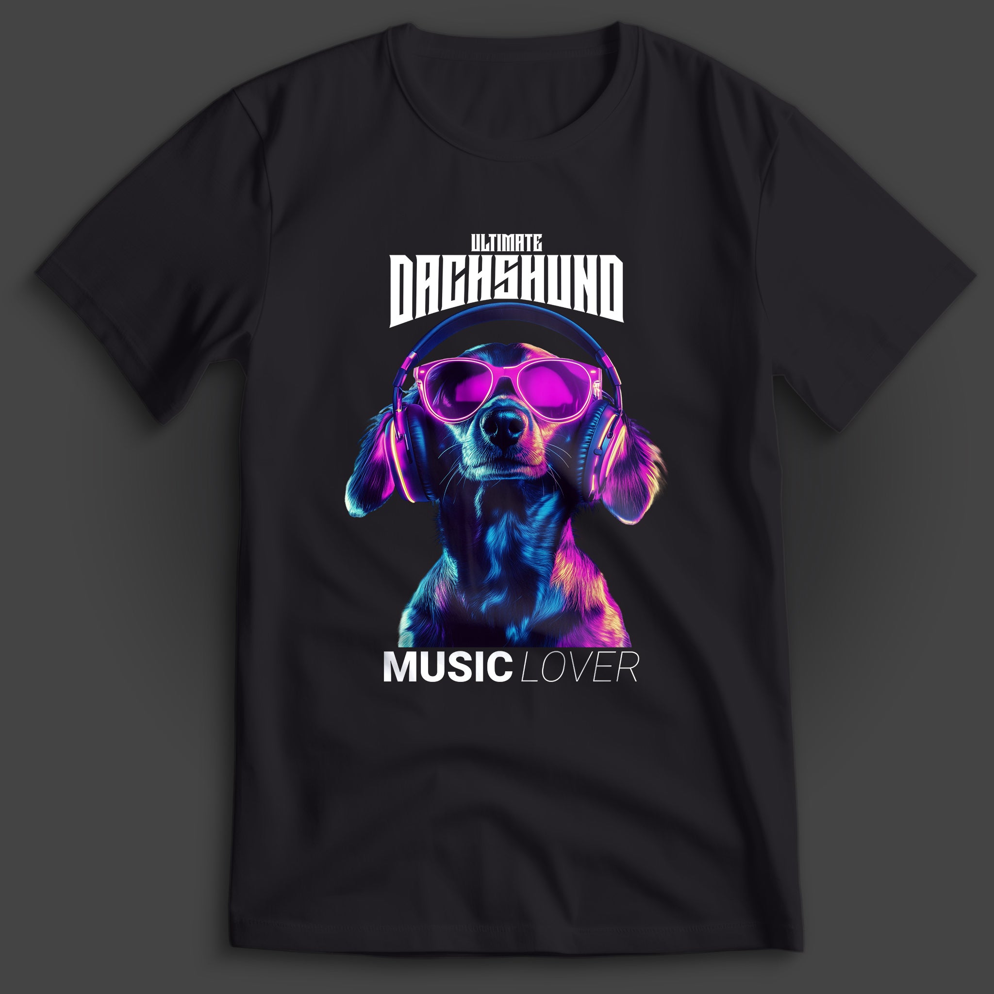 Dachshund Music Lover T-Shirt