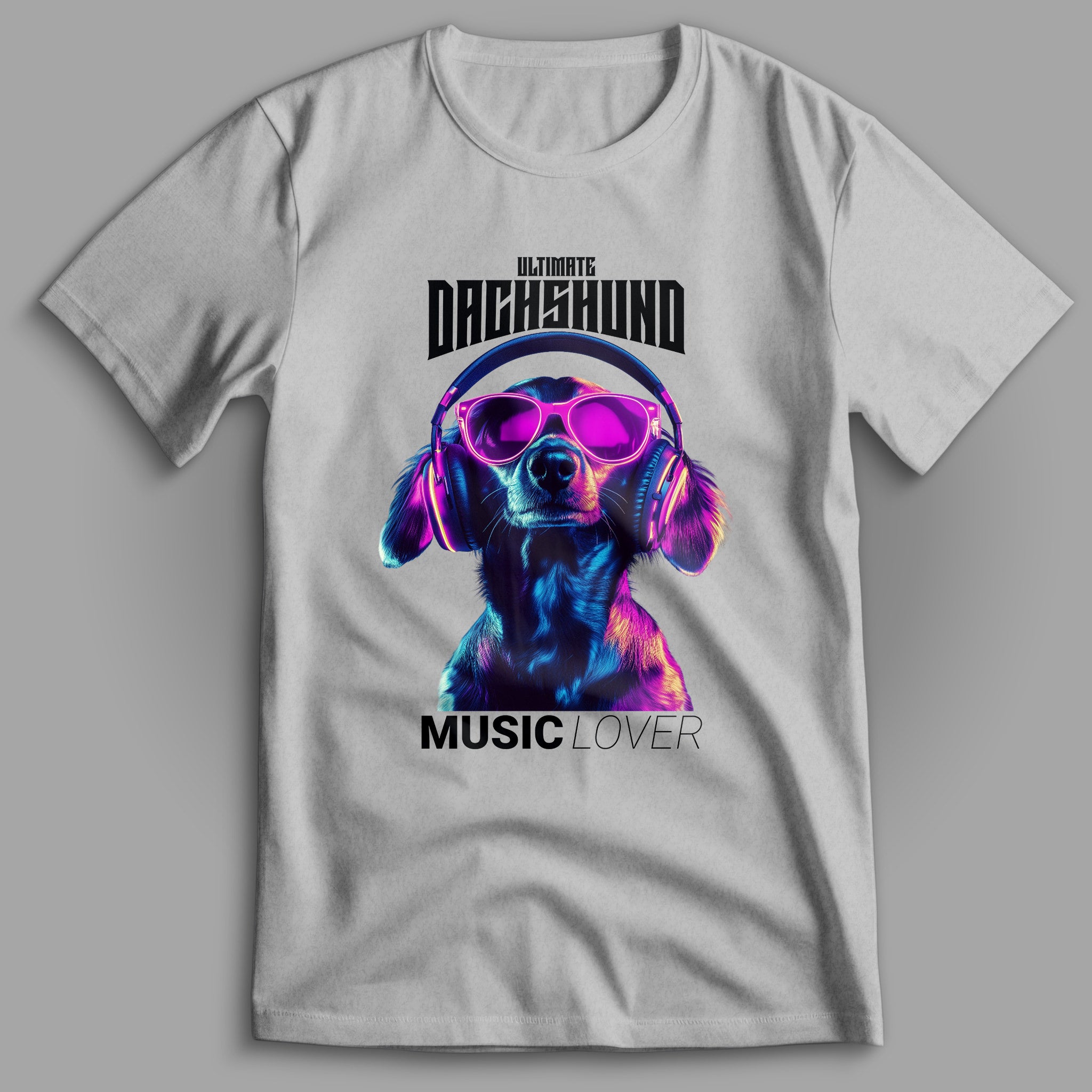 Dachshund Music Lover T-Shirt