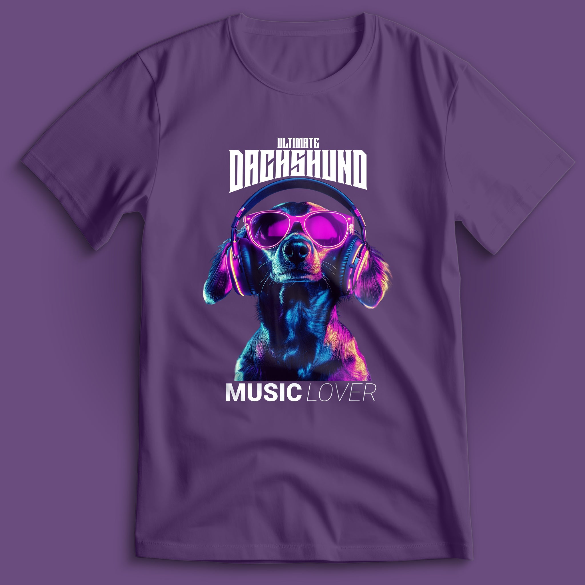 Dachshund Music Lover T-Shirt