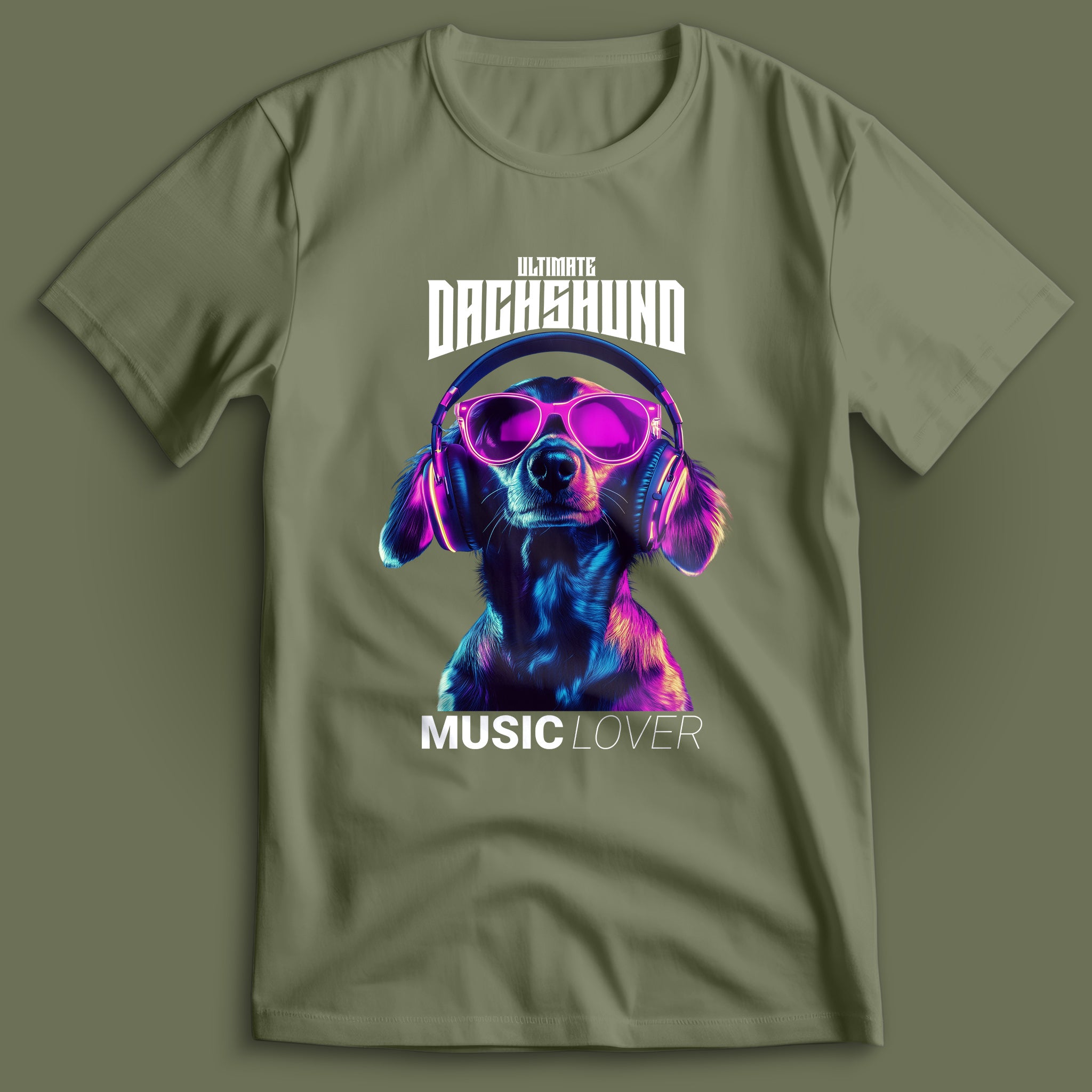 Dachshund Music Lover T-Shirt