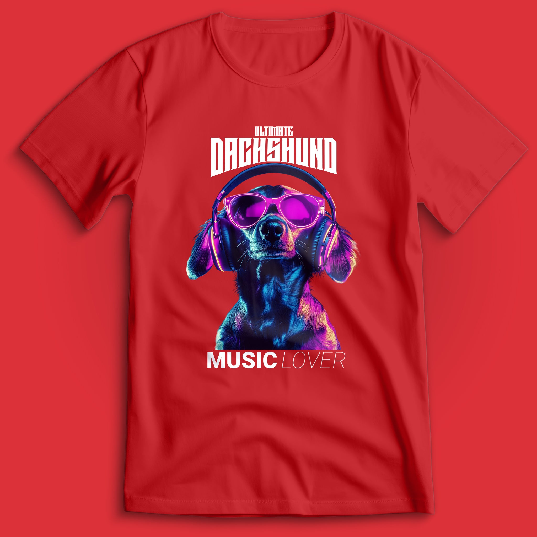 Dachshund Music Lover T-Shirt
