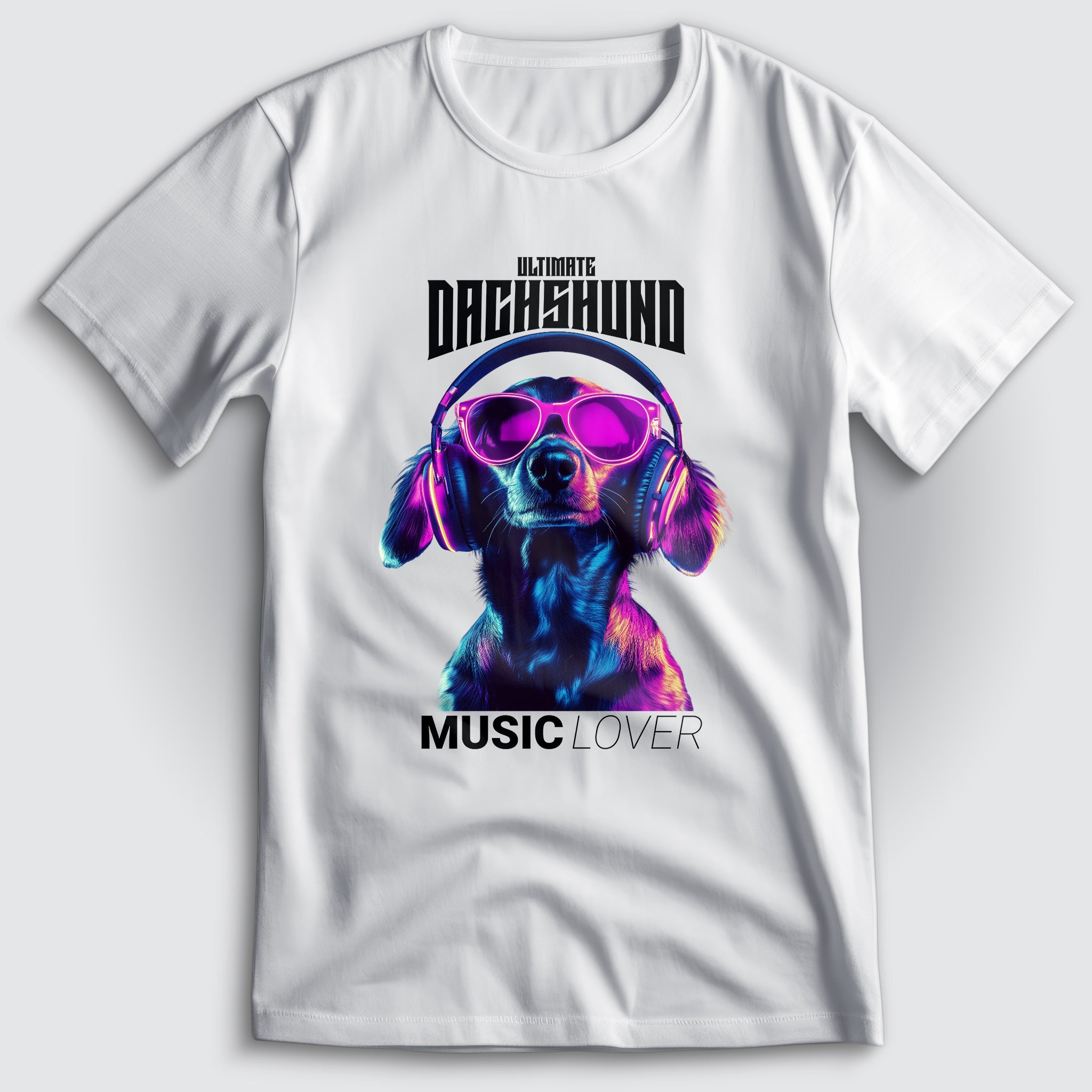 Dachshund Music Lover T-Shirt