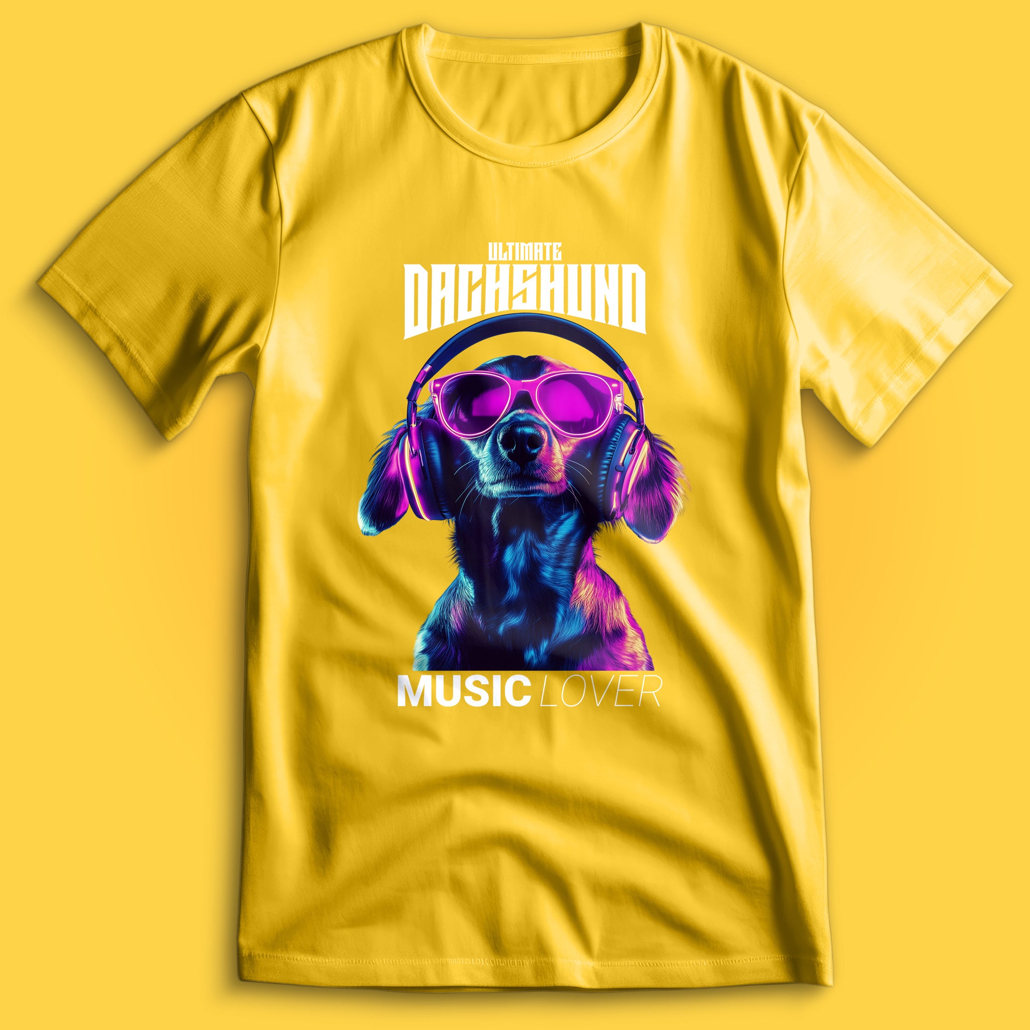 Dachshund Music Lover T-Shirt