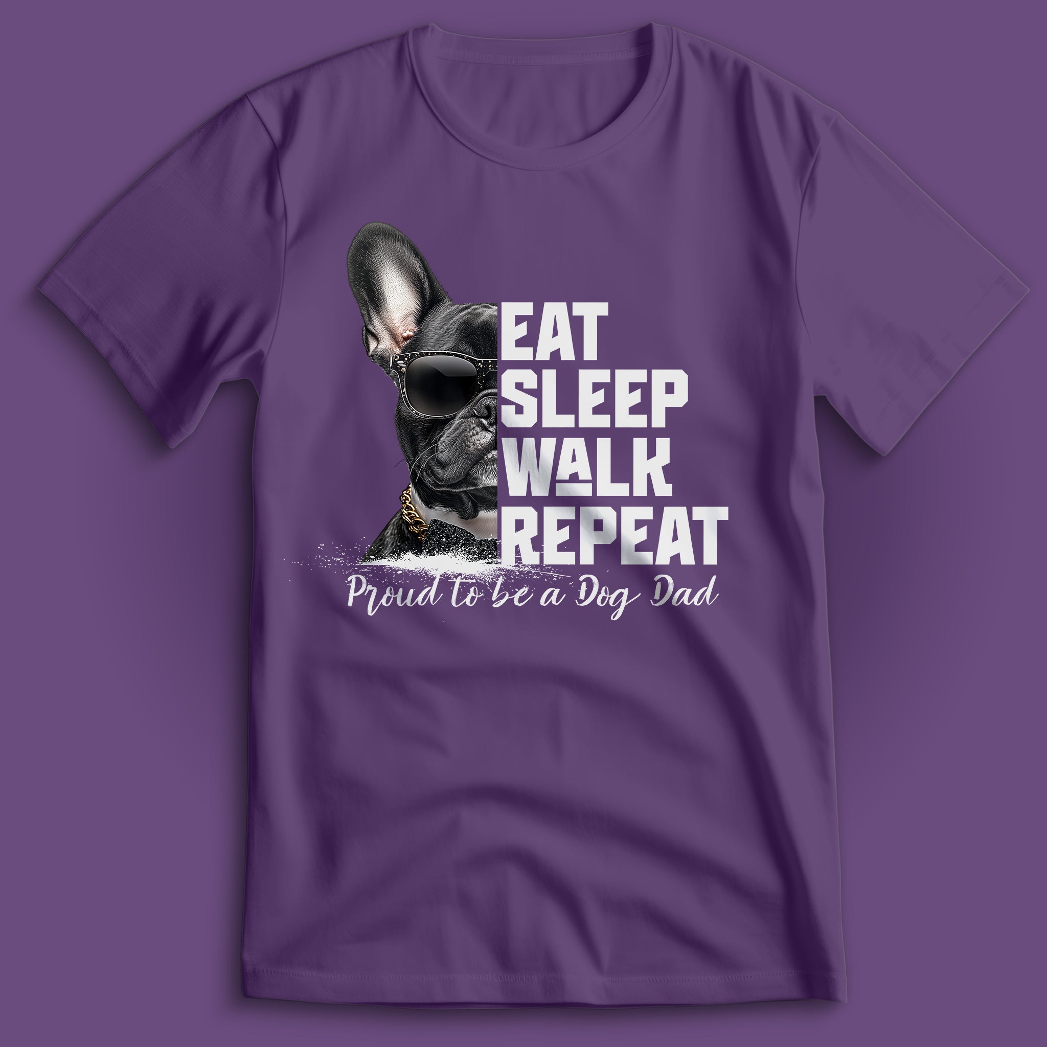 Dog Dad French Bulldog T-Shirt