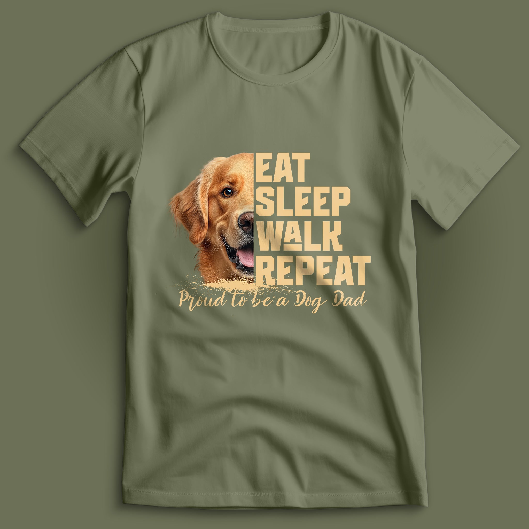 Dog Dad Golden Retriever T-Shirt