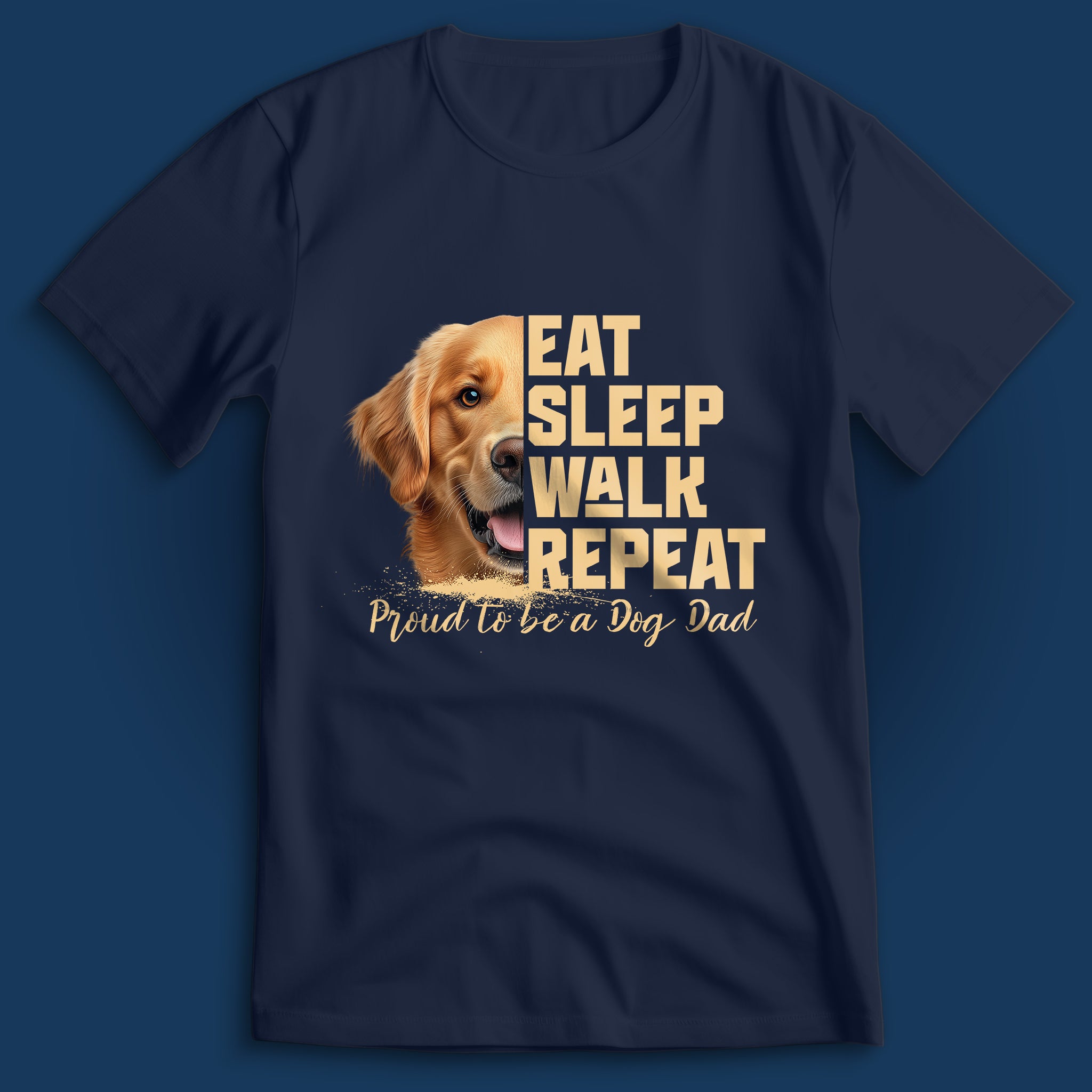 Dog Dad Golden Retriever T-Shirt