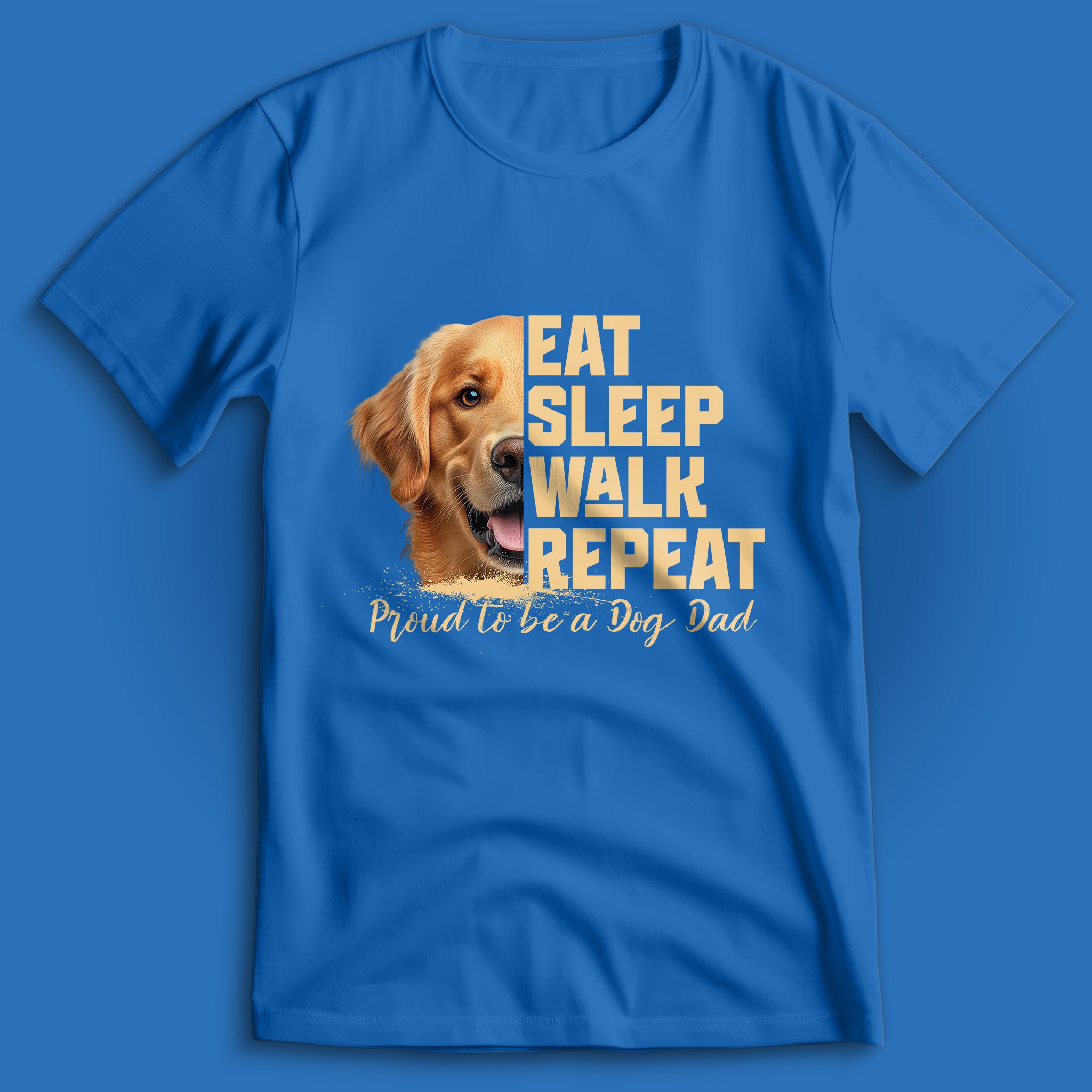 Dog Dad Golden Retriever T-Shirt