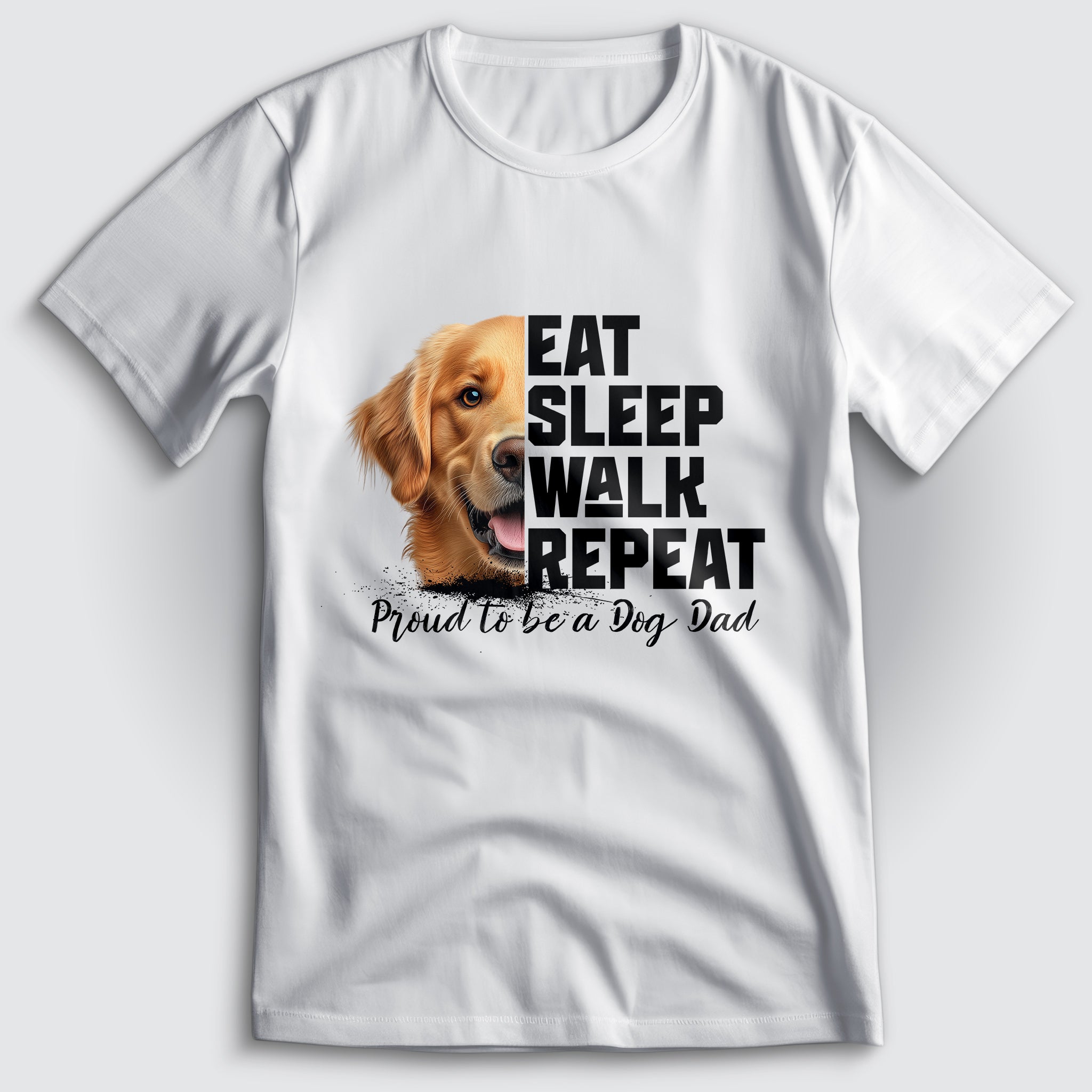Dog Dad Golden Retriever T-Shirt