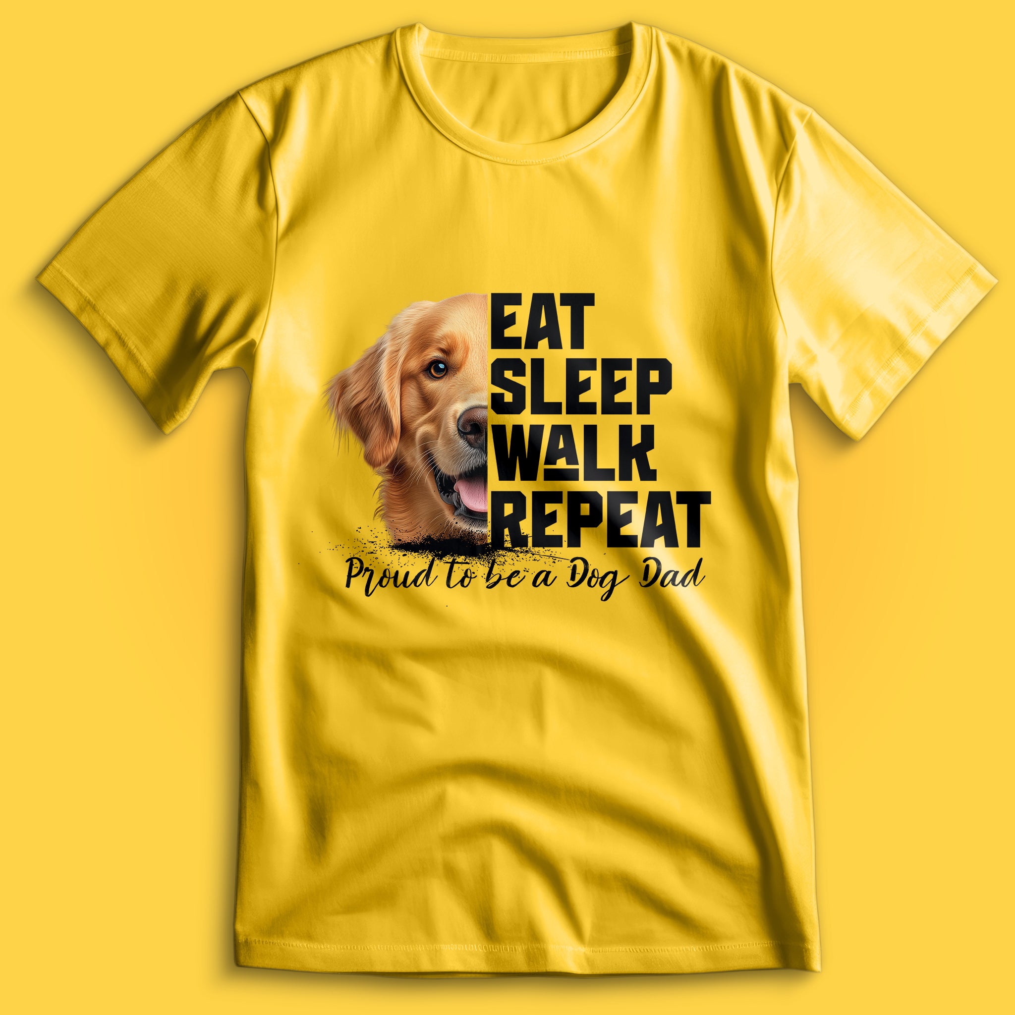 Dog Dad Golden Retriever T-Shirt