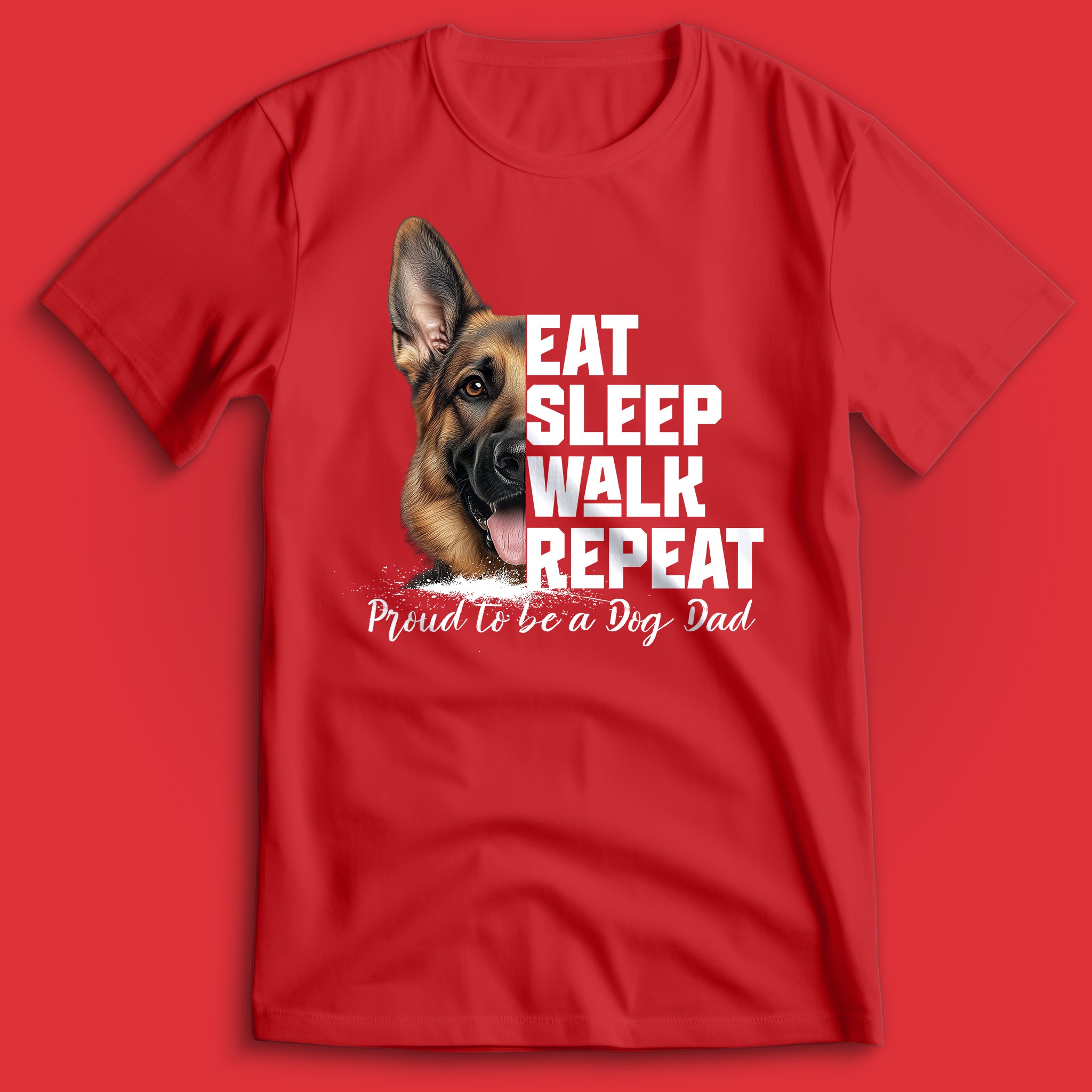 Dog Dad German Shepherd T-Shirt
