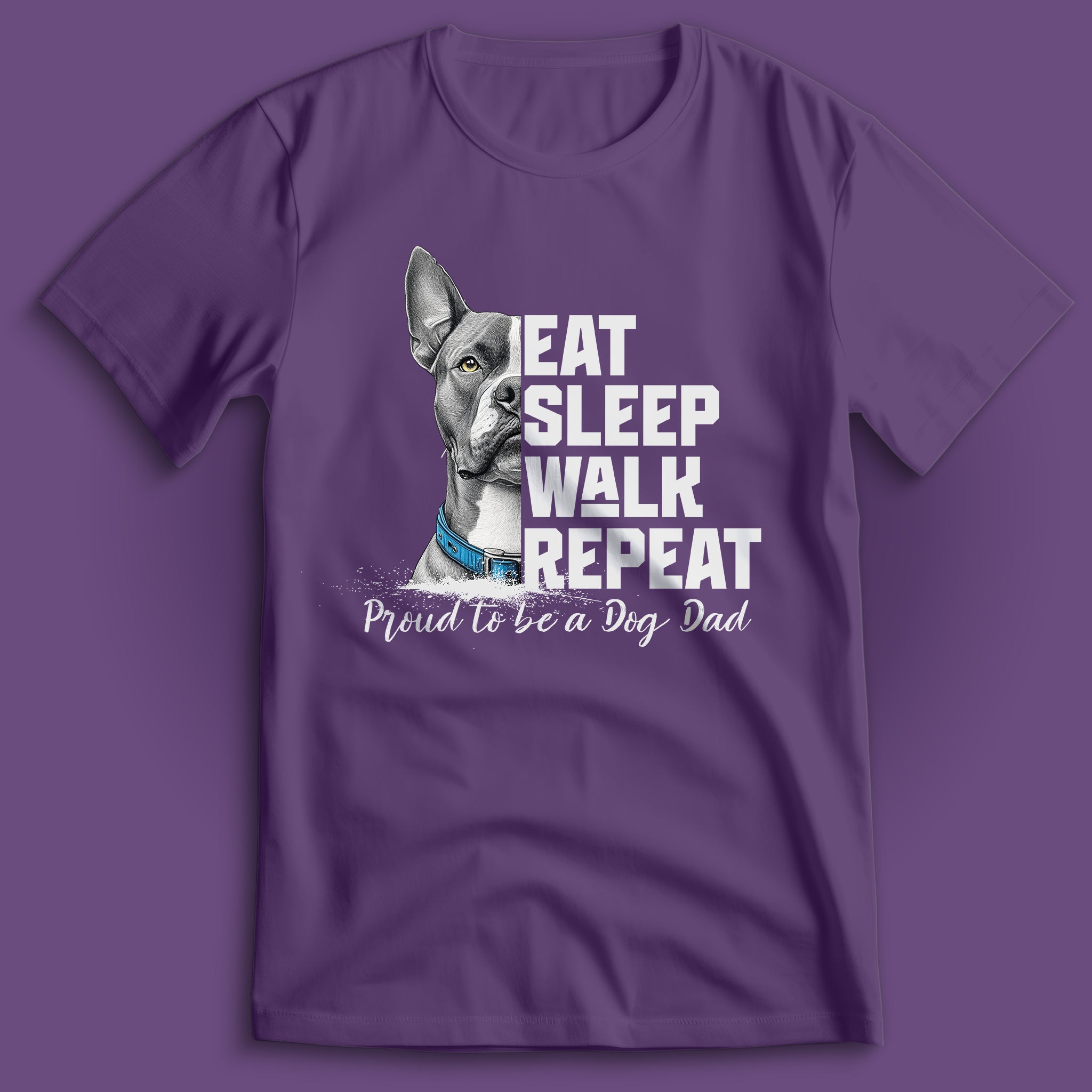 Dog Dad American Pitbull II T-Shirt