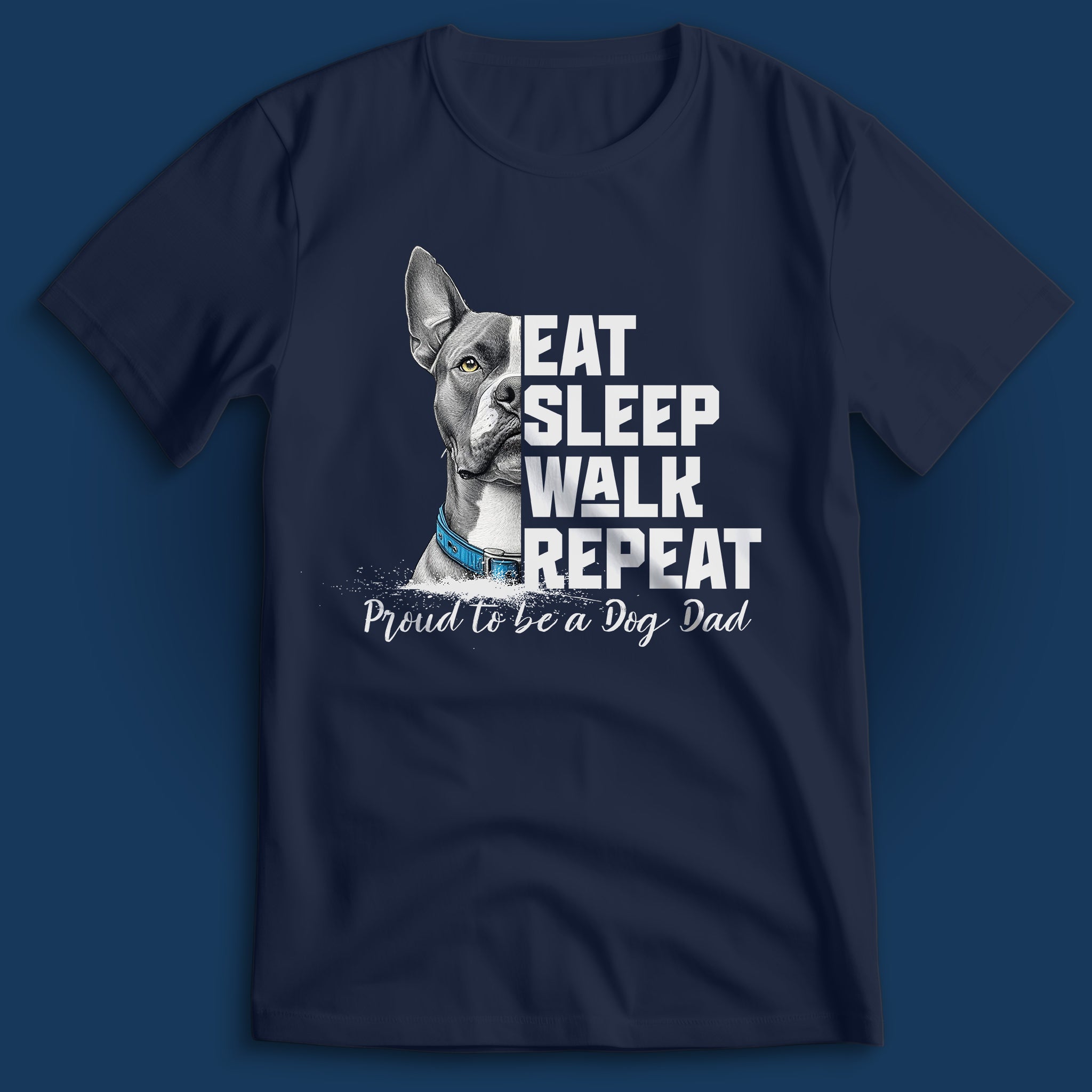 Dog Dad American Pitbull II T-Shirt