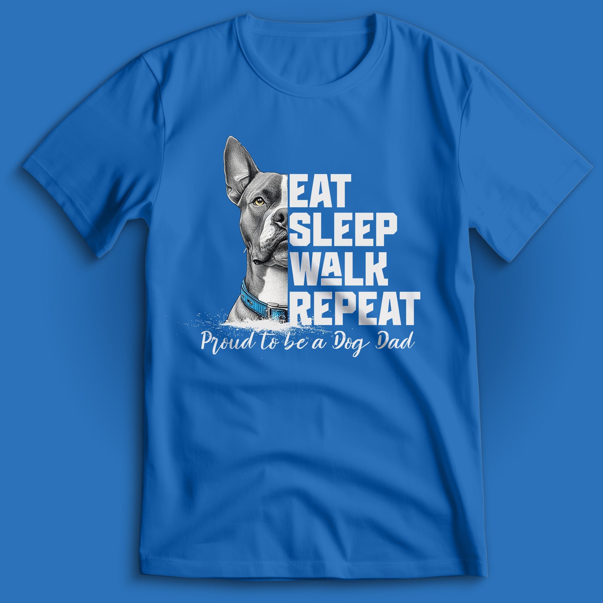 Dog Dad American Pitbull II T-Shirt