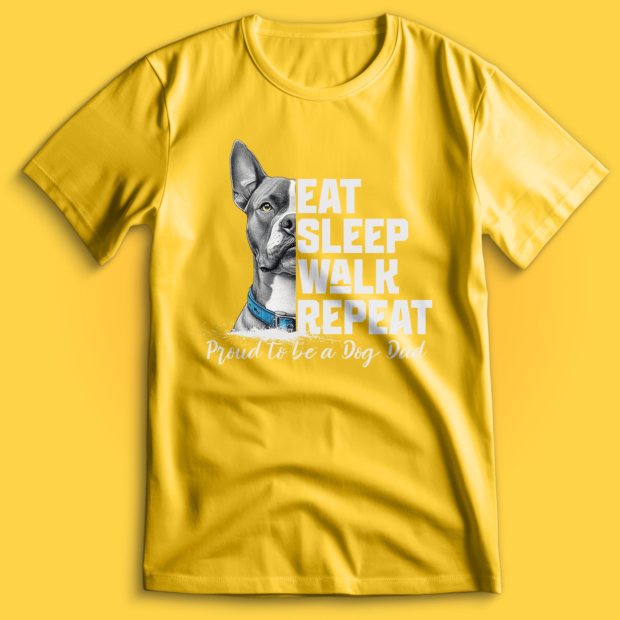 Dog Dad American Pitbull II T-Shirt