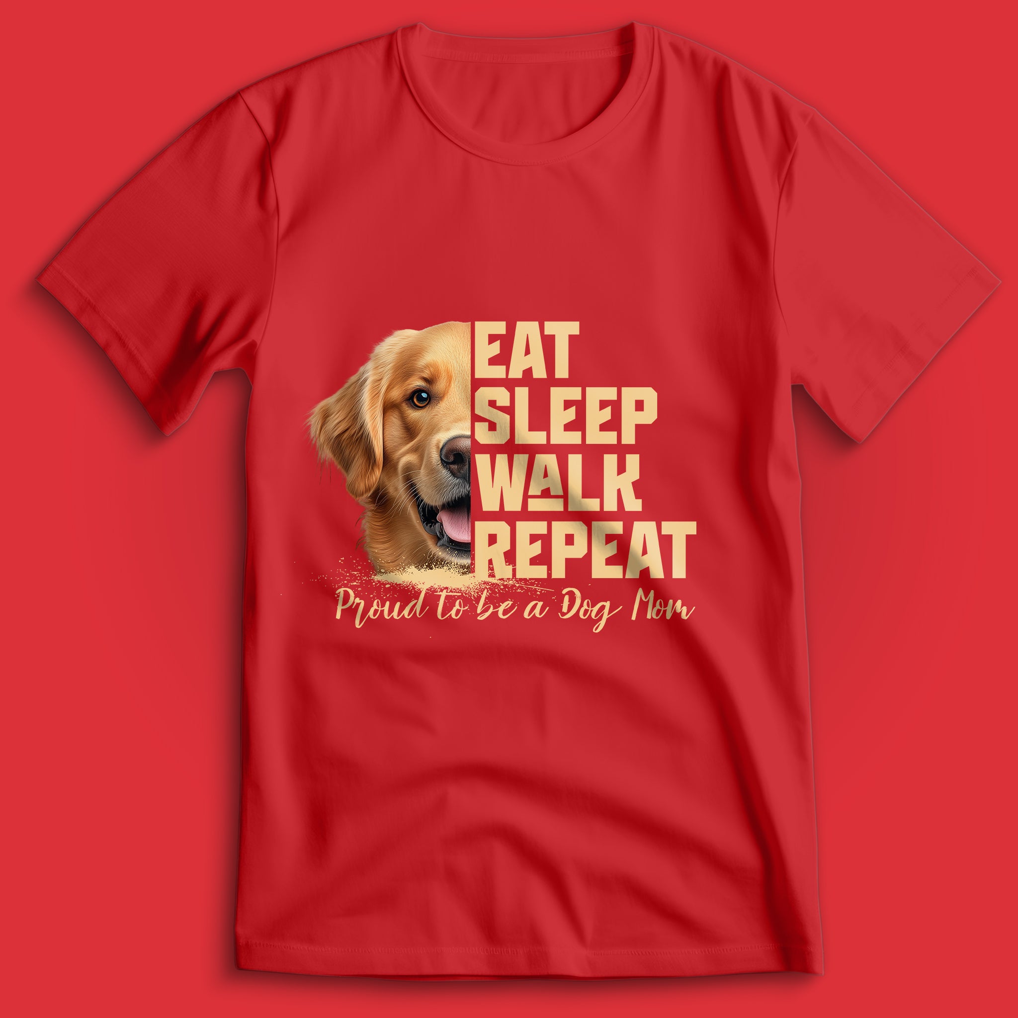 Dog Mom Golden Retriever T-Shirt